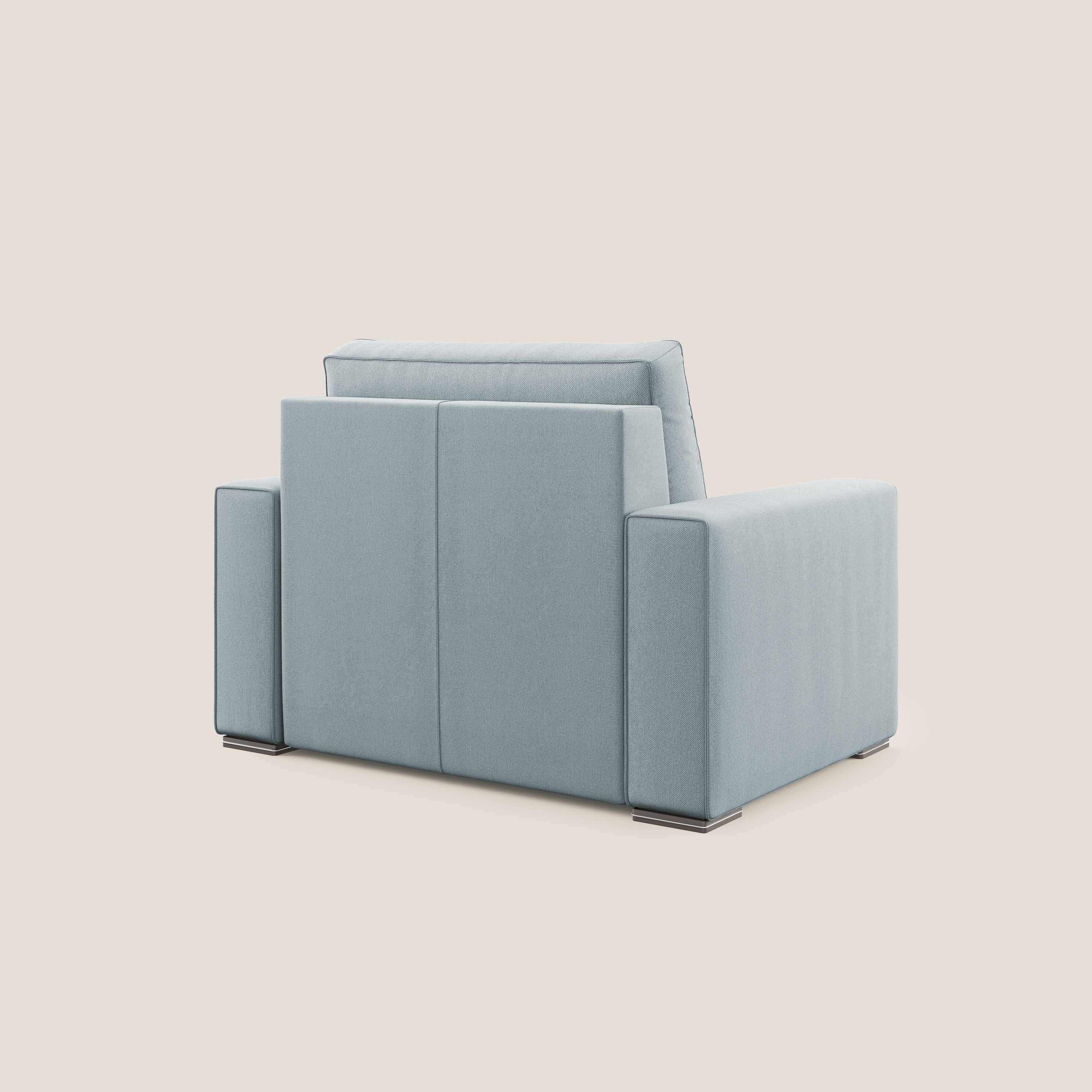 Dream poltrona letto in tessuto smacchiabile T05 carta da zucchero - divani.store