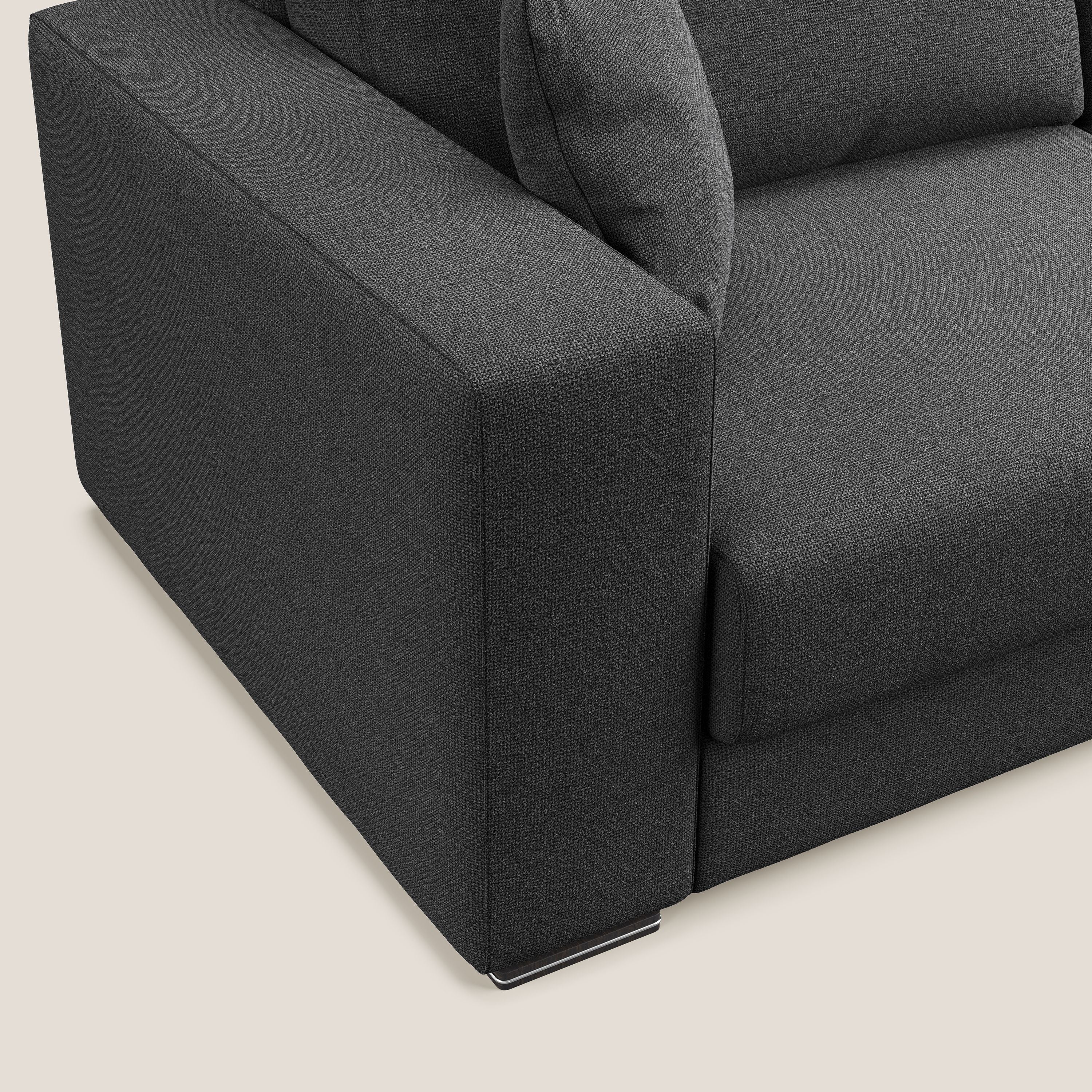 Marte divano in tessuto smacchiabile impermeabile T08 antracite - divani.store