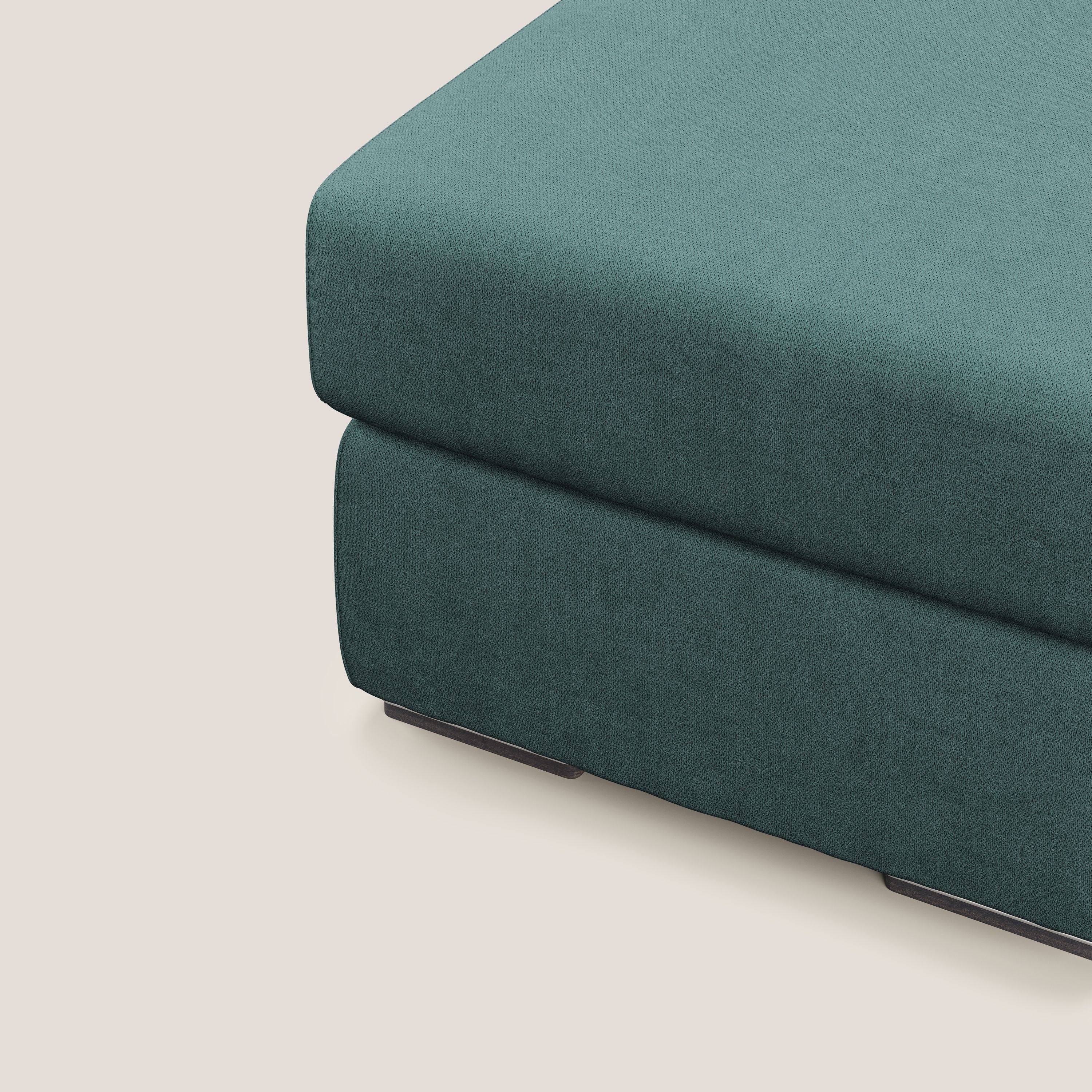 Sun pouf apribile contenitore in tessuto impermeabile T02 petrolio - divani.store