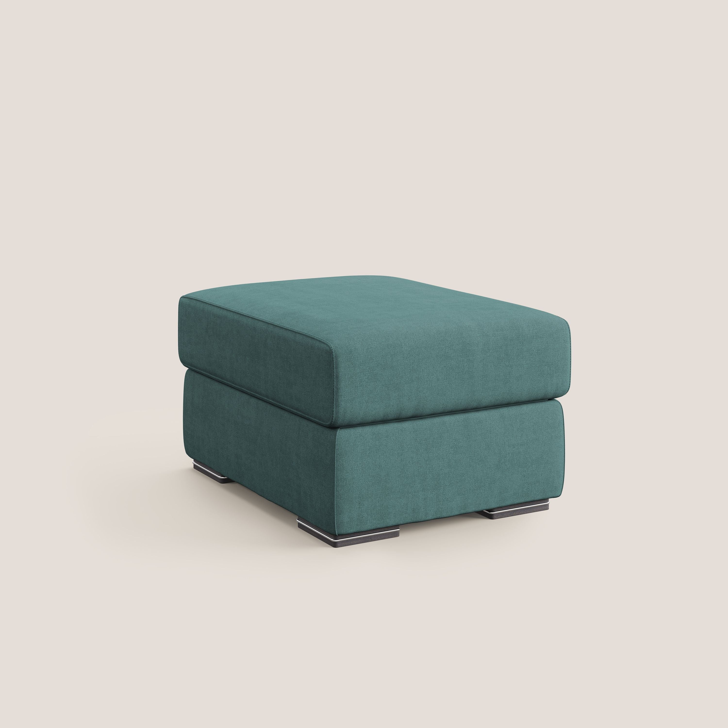 Sun pouf apribile contenitore in tessuto impermeabile T02 petrolio - divani.store