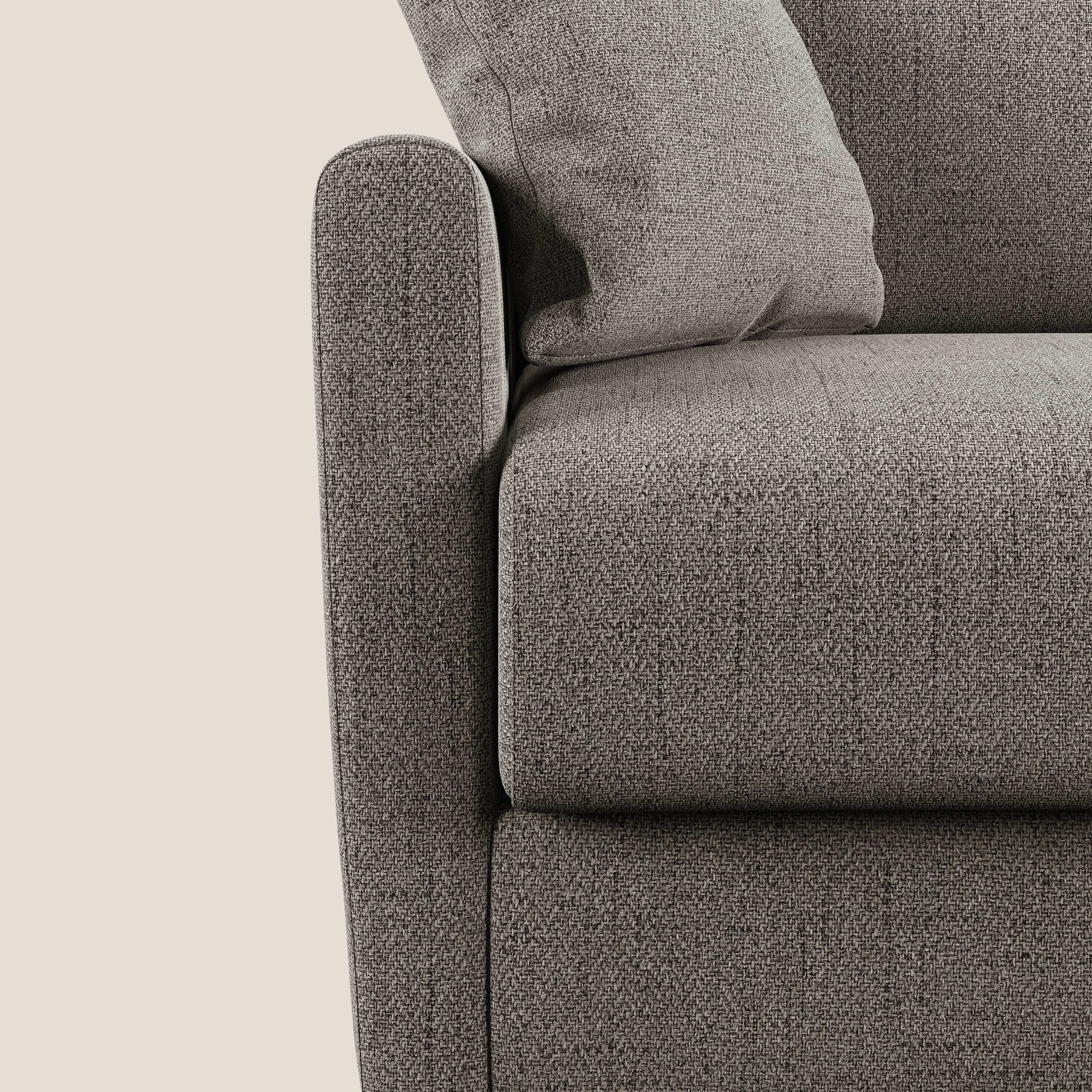 Edgar divano letto matrimoniale in tessuto felis impermeabile T03 talpa - divani.store