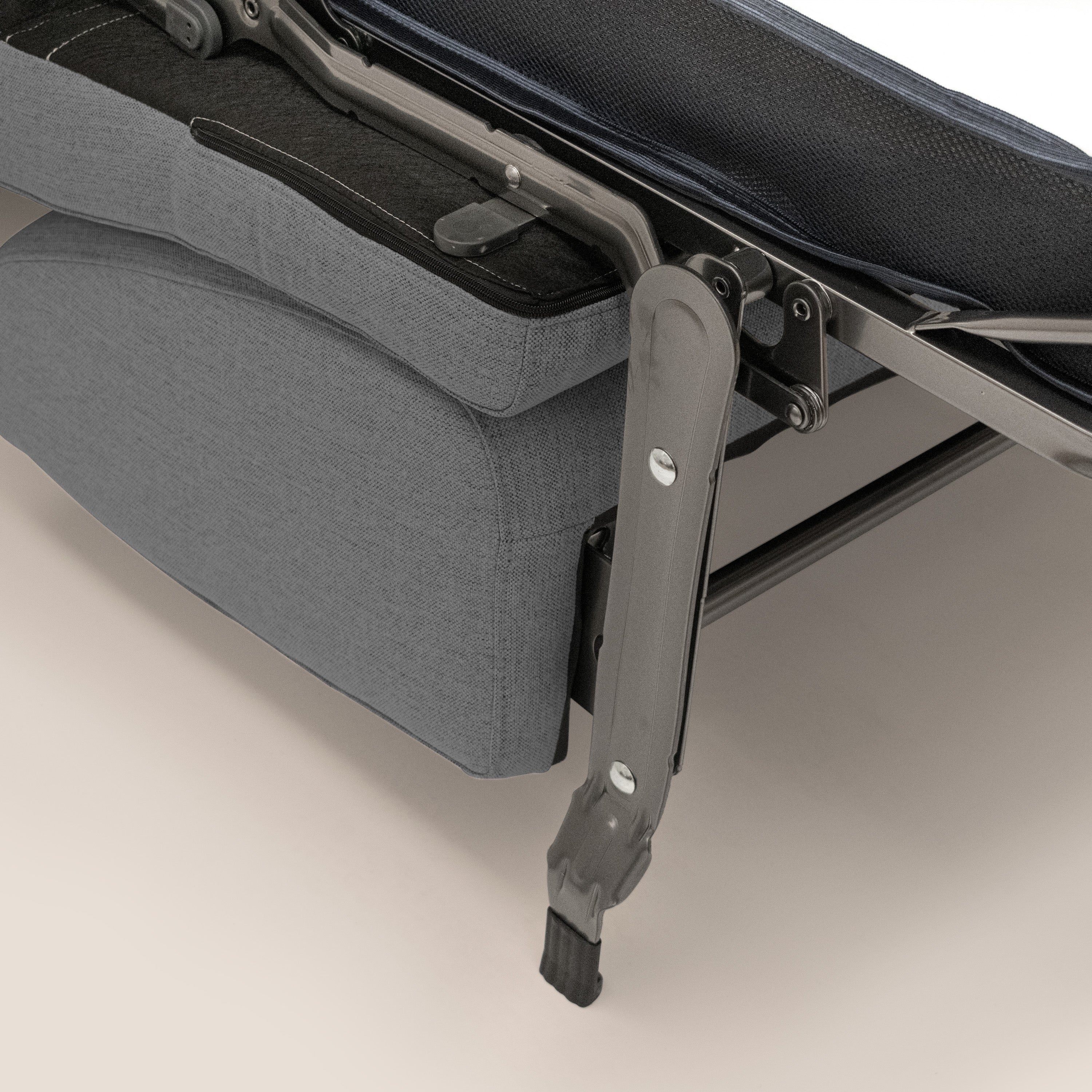 Scarlet canapé convertible en tissu mixte coton imperméable T19 anthracite