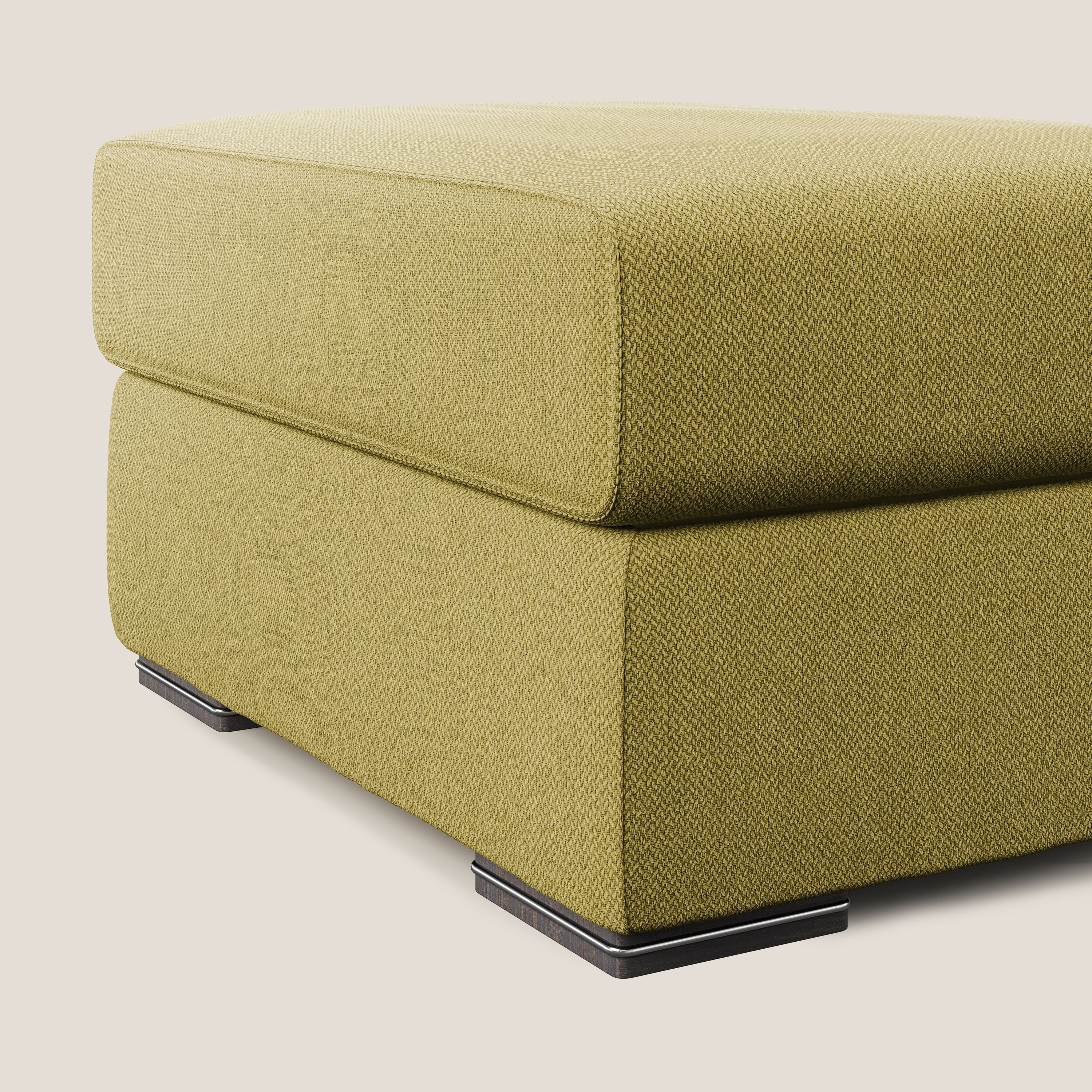 Sun pouf apribile contenitore in tessuto smacchiabile ad acqua T05 giallo - divani.store