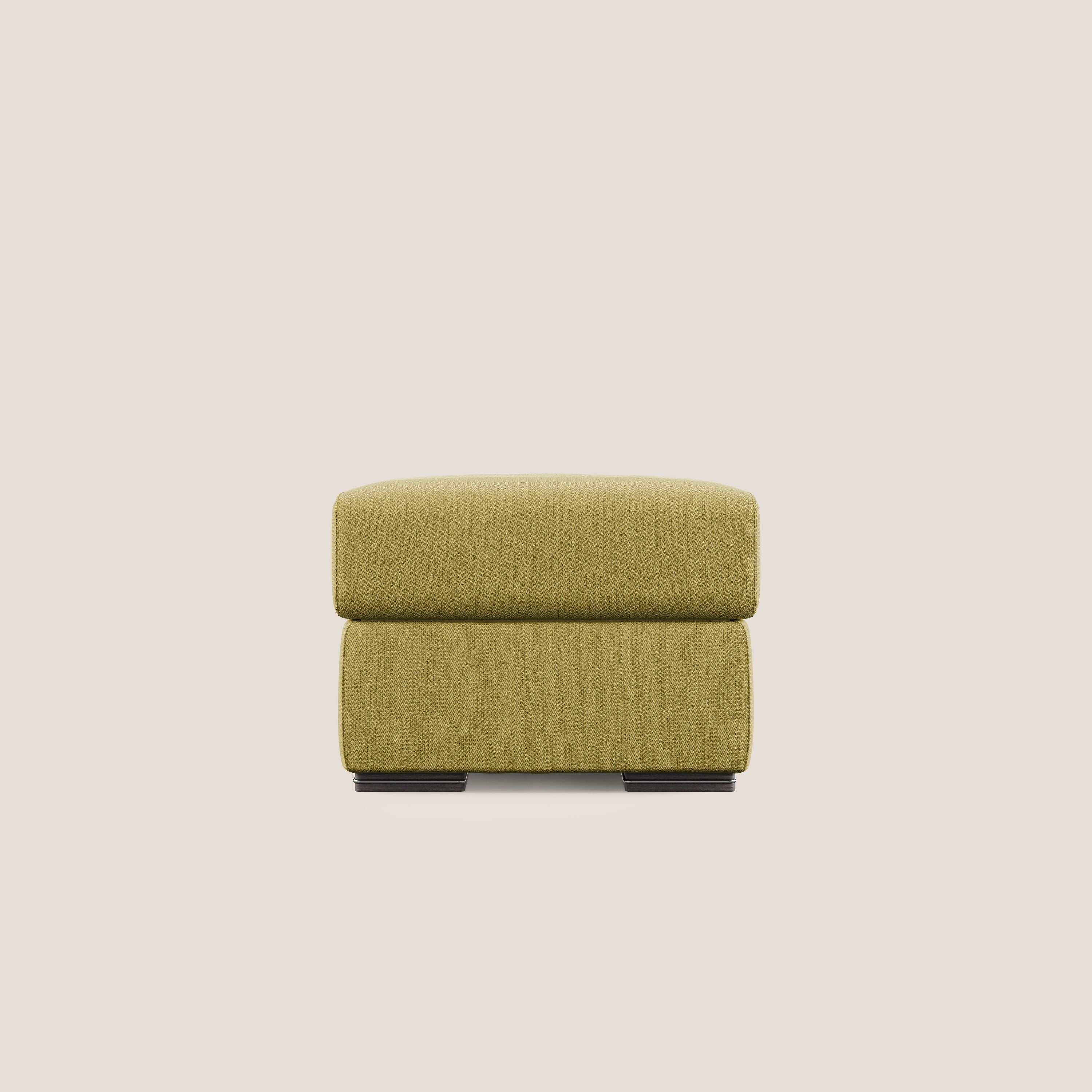 Sun pouf apribile contenitore in tessuto smacchiabile ad acqua T05 giallo - divani.store