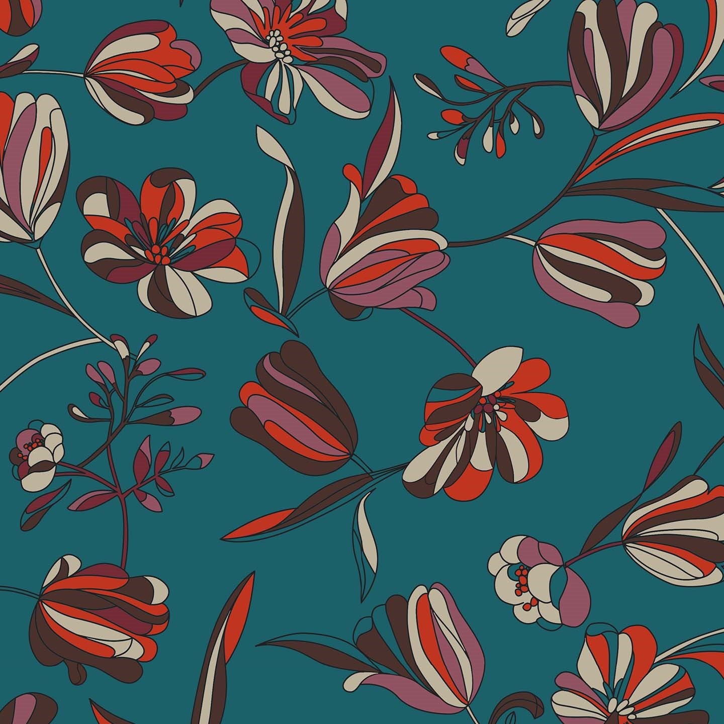 Omika collezione cuscini a fantasie multicolor in velluto impermeabile - divani.store