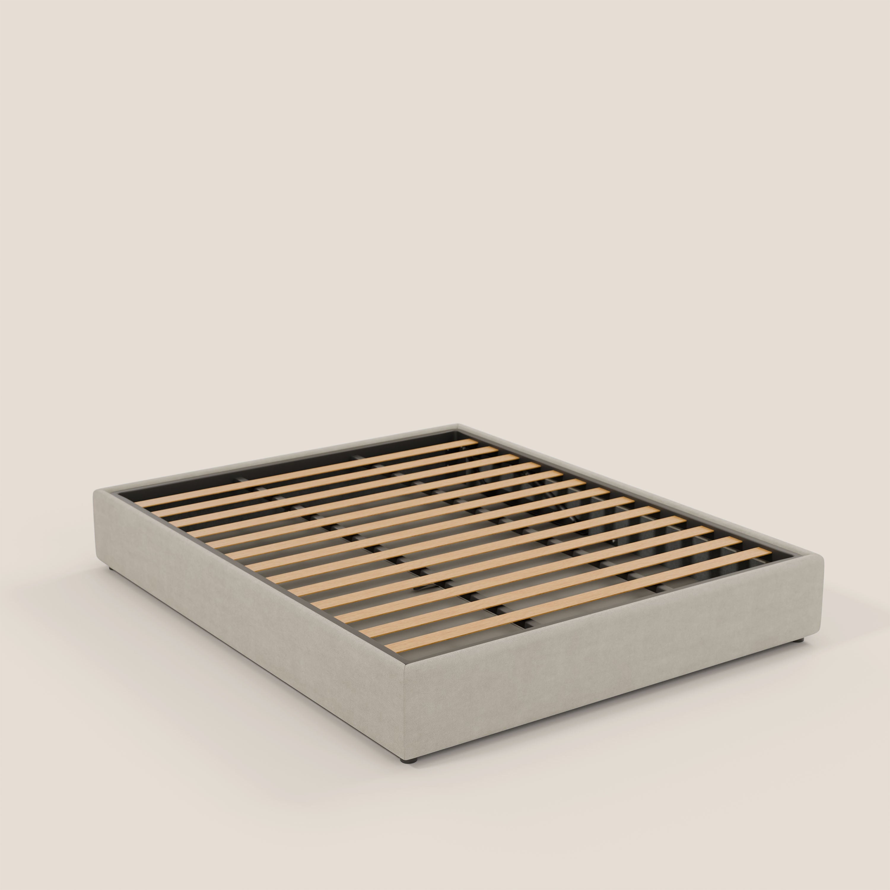 Ina sommier con ampio contenitore in microfibra smacchiabile ed impermeabile T11 - divani.store