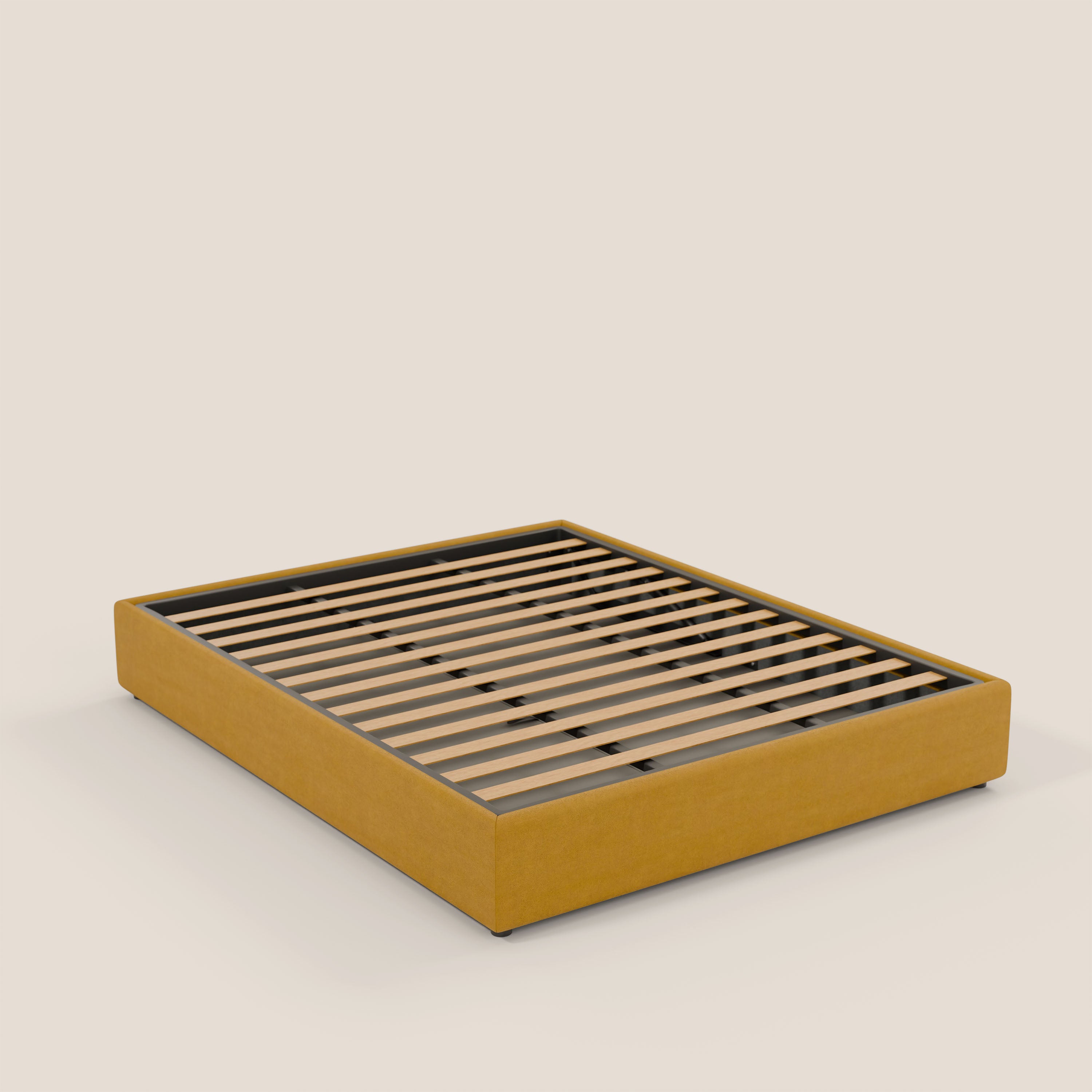 Ina sommier con ampio contenitore in microfibra smacchiabile ed impermeabile T11 - divani.store