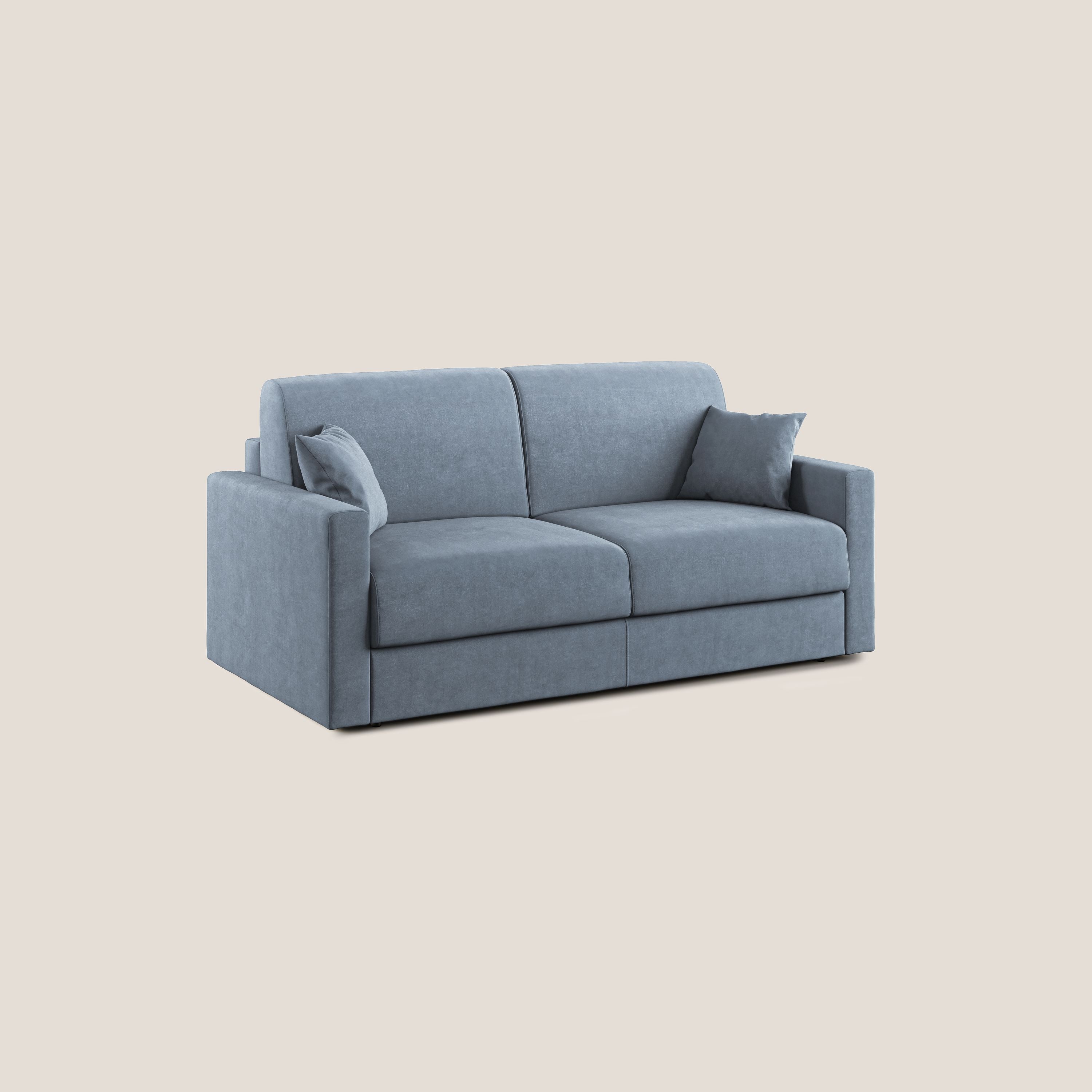 Chris Divano letto in microfibra smacchiabile T11 carta da zucchero - divani.store