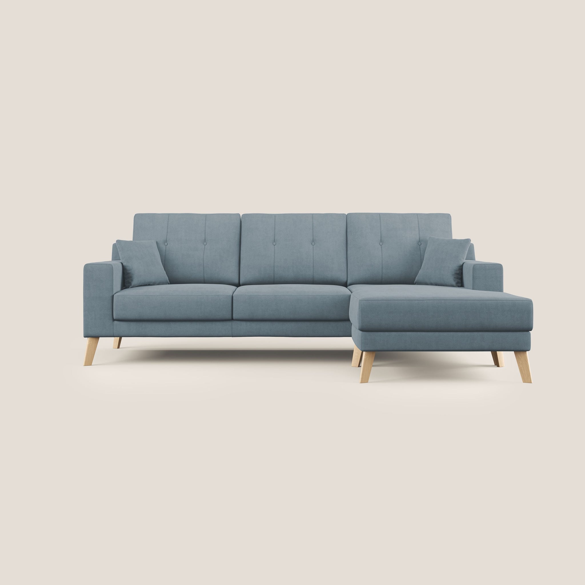 Danish canap d'angle moderne reversible en tissu doux impermable T02 ...