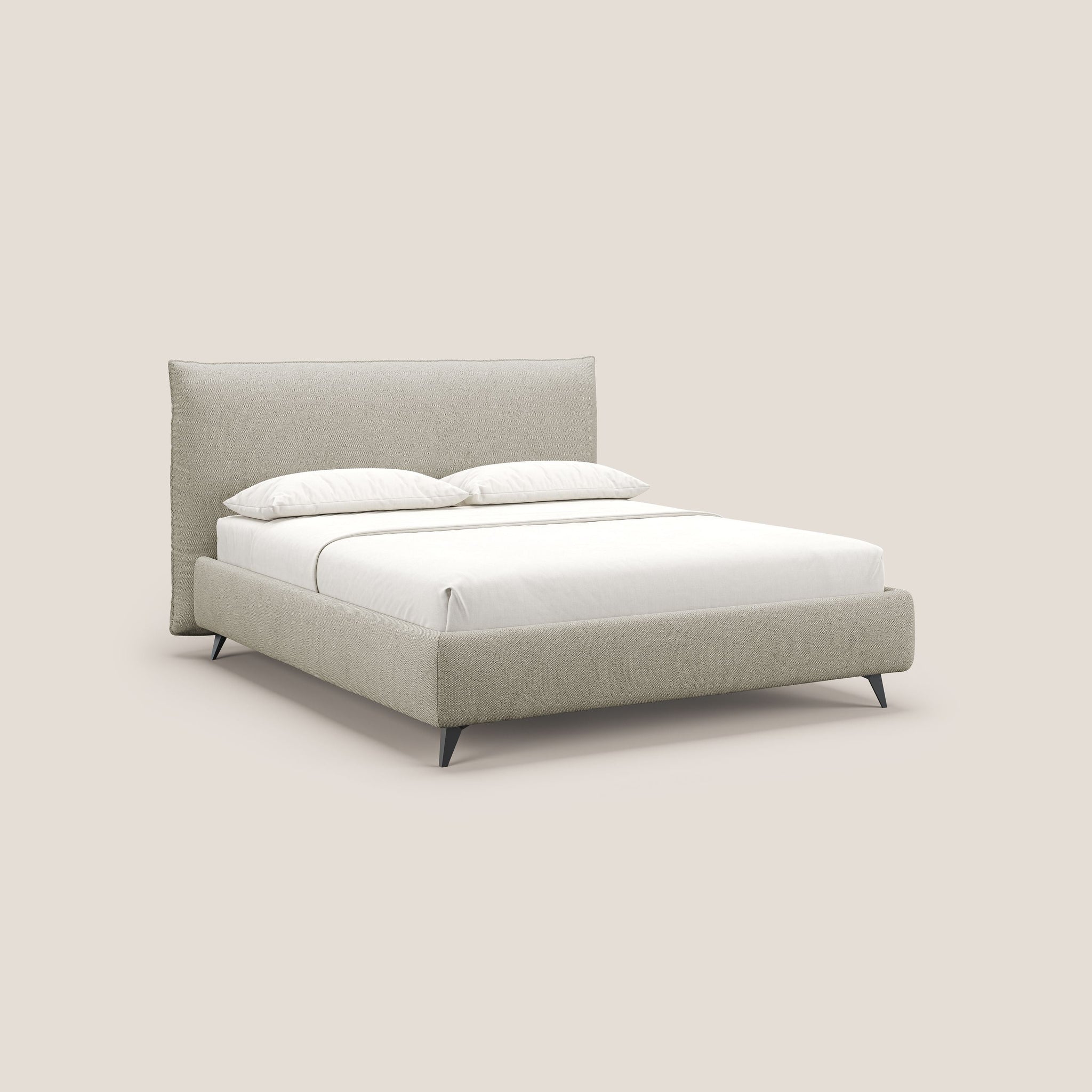 Levante Coussin Disponible En Differentes Couleurs En Bouclette Recyclee Fraiche A Trame Melangee Detachable T16 Beige main image 1