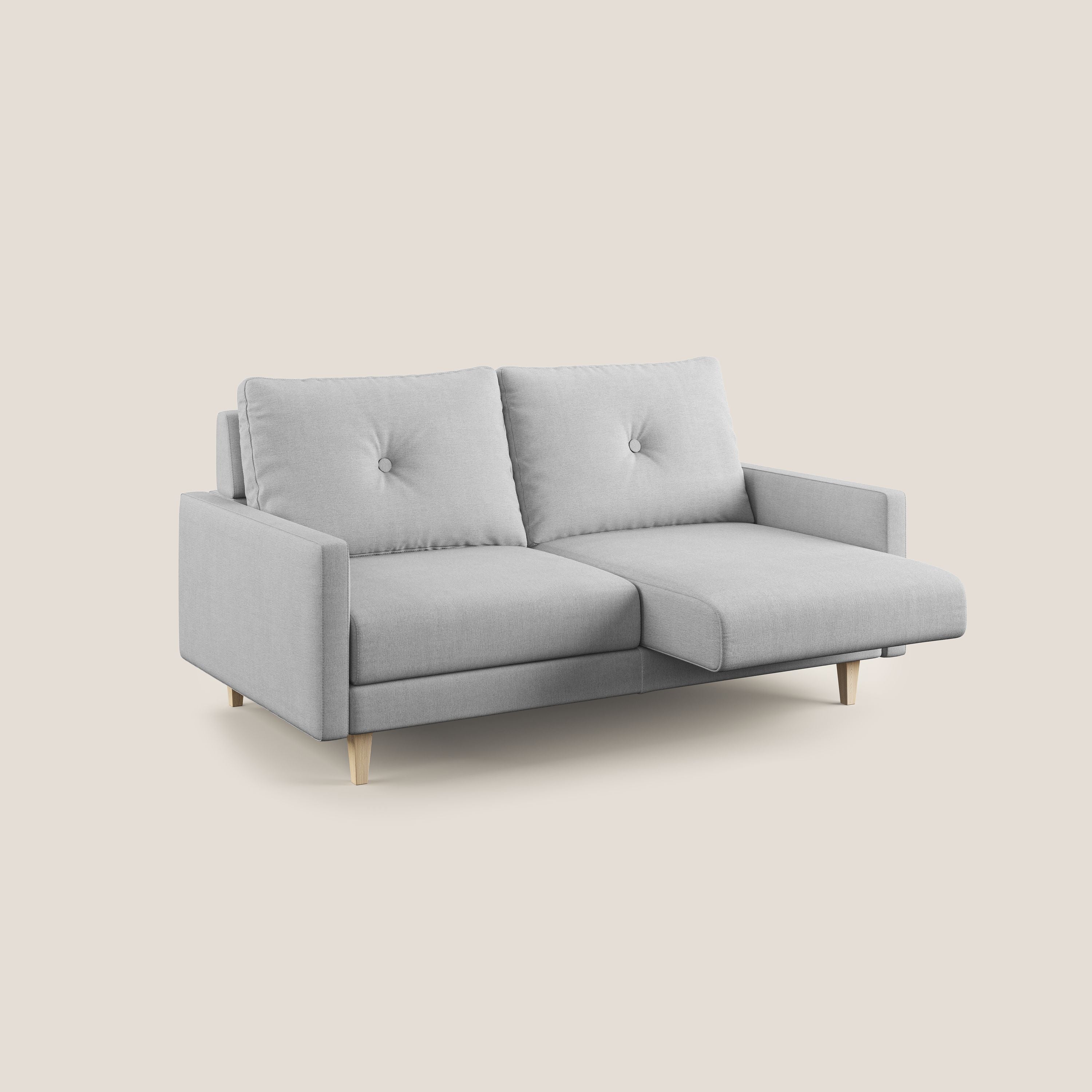 Matisse divano con sedute allungabili e schienali in piuma d'oca in tessuto smacchiabile T17 - divani.store