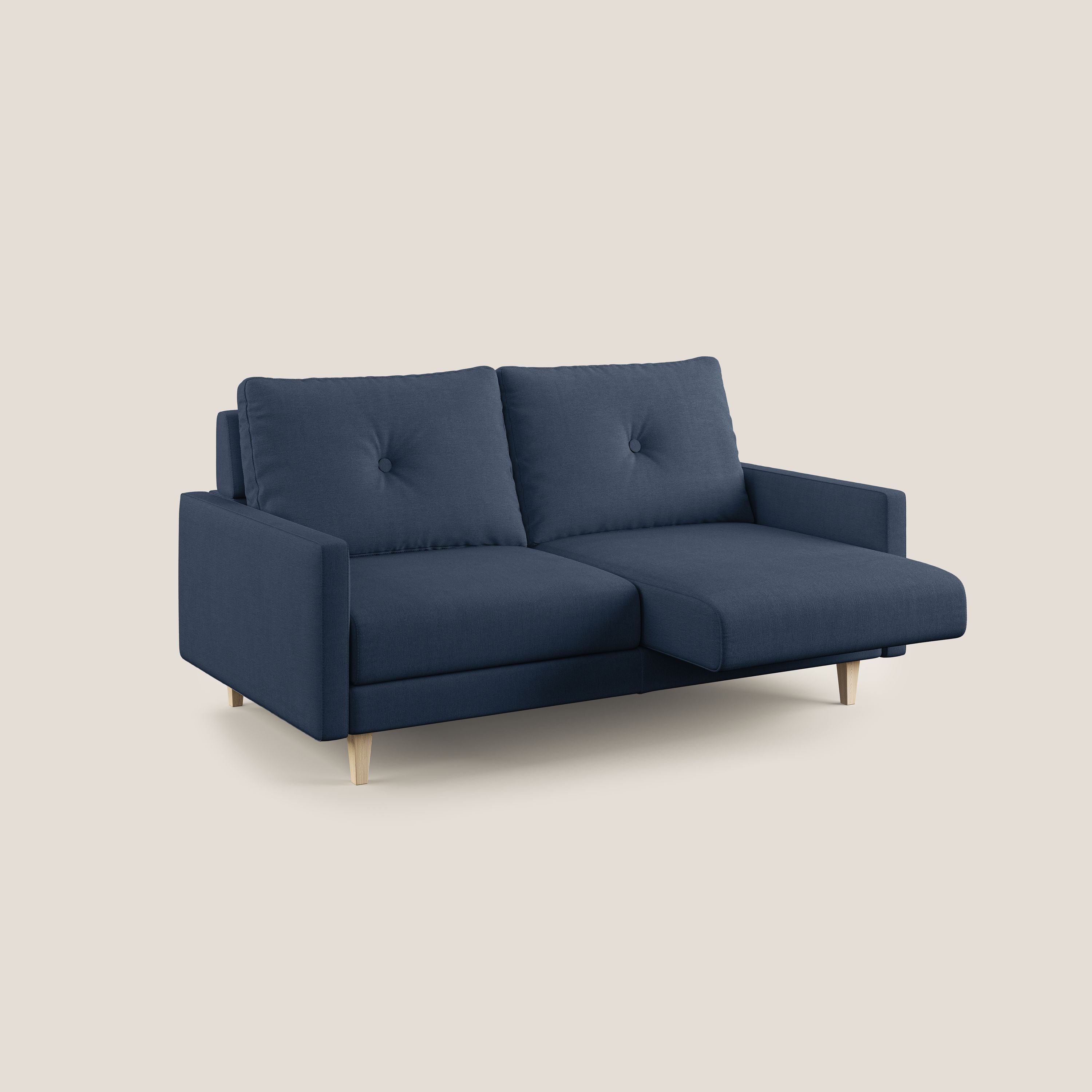 Matisse divano con sedute allungabili e schienali in piuma d'oca in tessuto smacchiabile T17 - divani.store