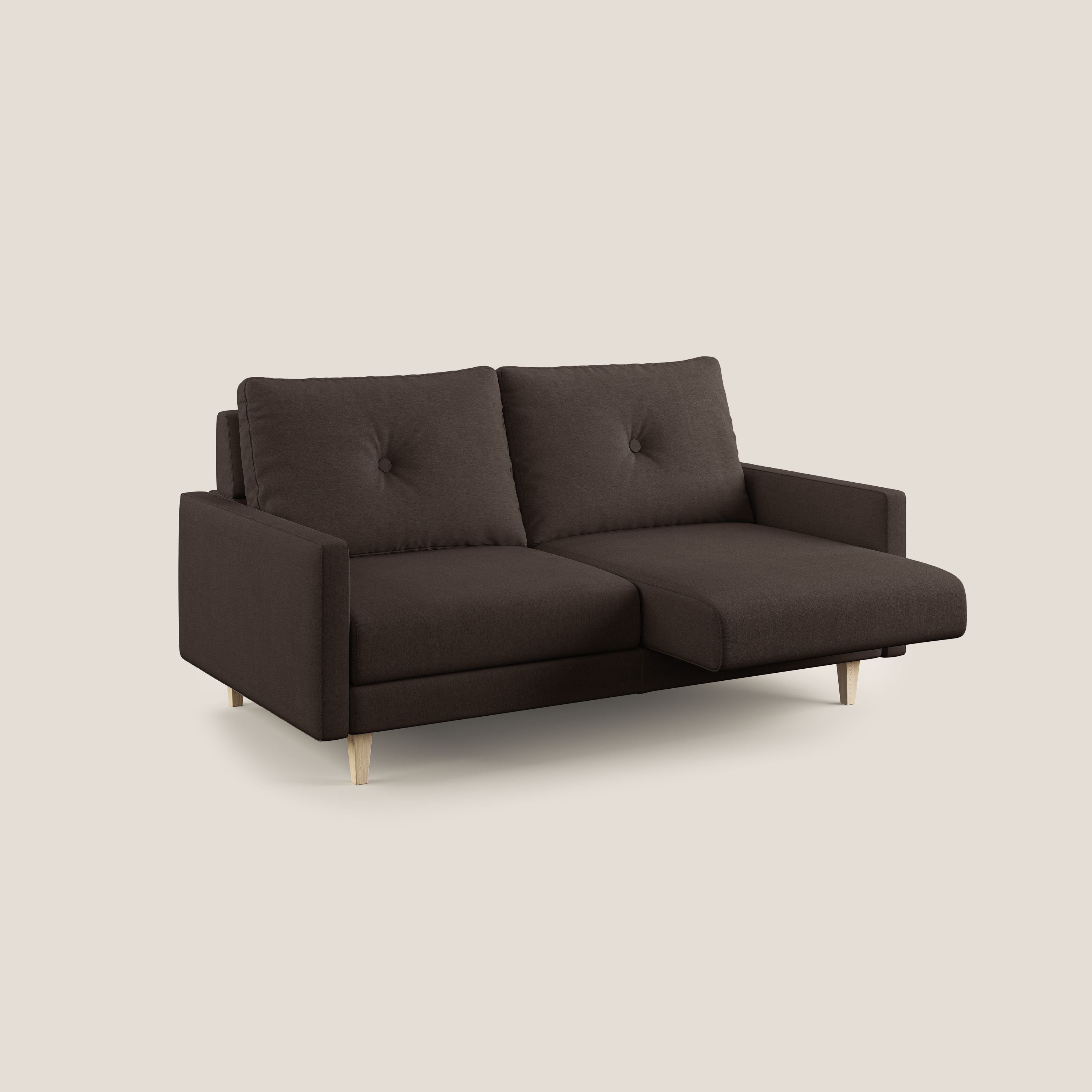 Matisse divano con sedute allungabili e schienali in piuma d'oca in tessuto smacchiabile T17 - divani.store