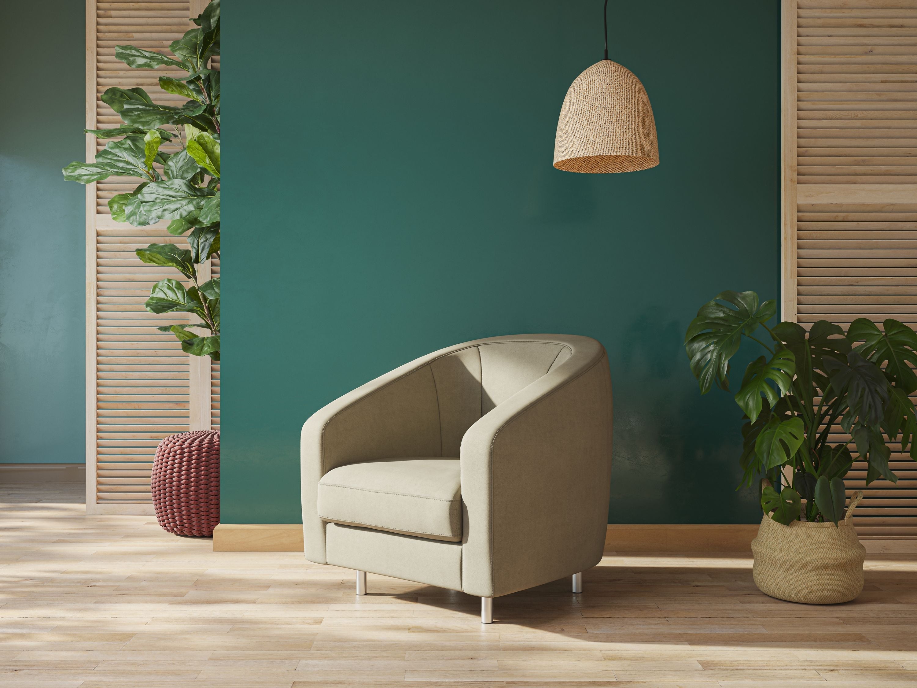 Sally Poltroncina in tessuto morbido impermeabile T02 grigio - divani.store