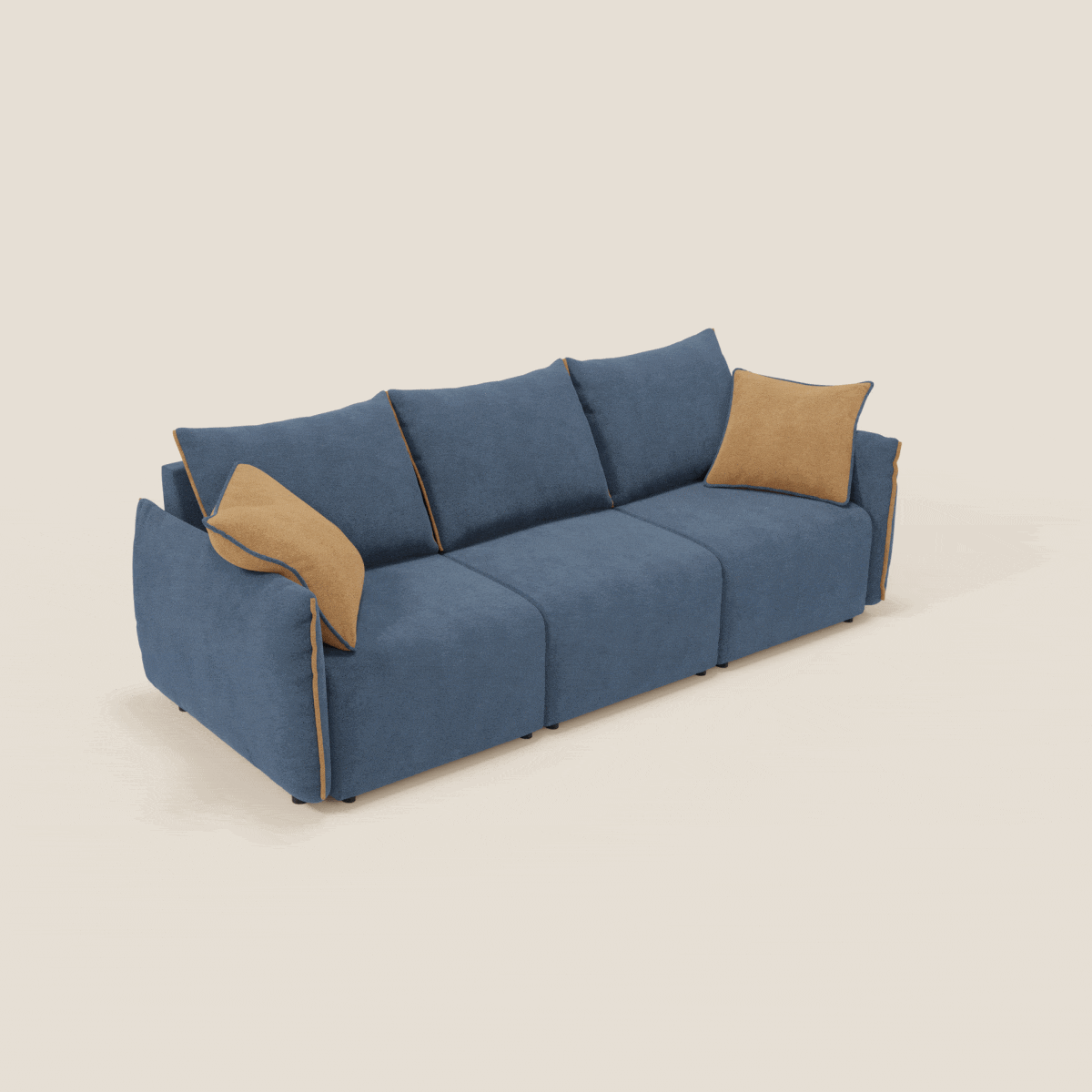 Flexar Canape D Angle Reversible Avec Assises Coulissantes En Bouclette Douce Impermeable T07 6
