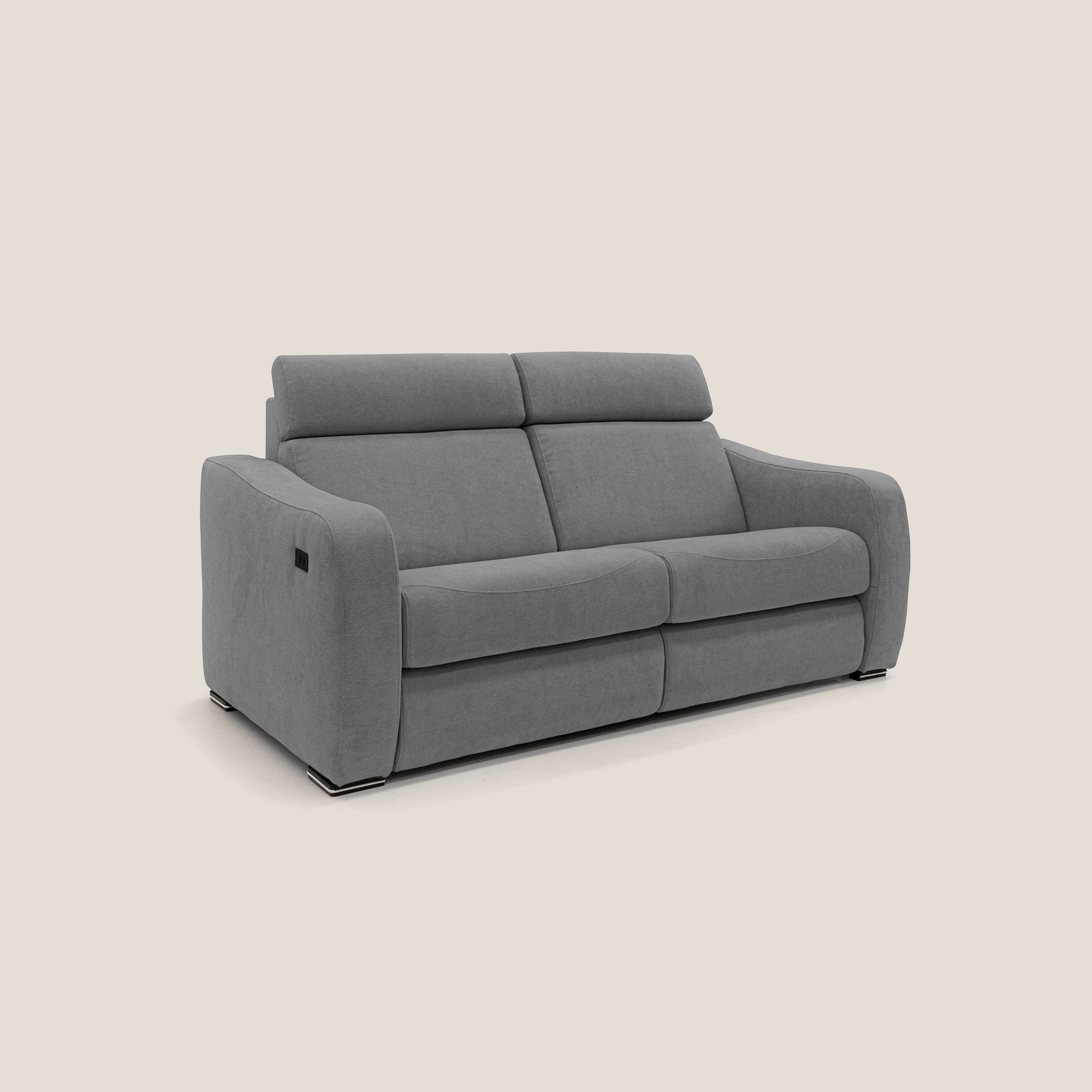 Gummy Divano con meccanismo relax elettrico grigio - divani.store