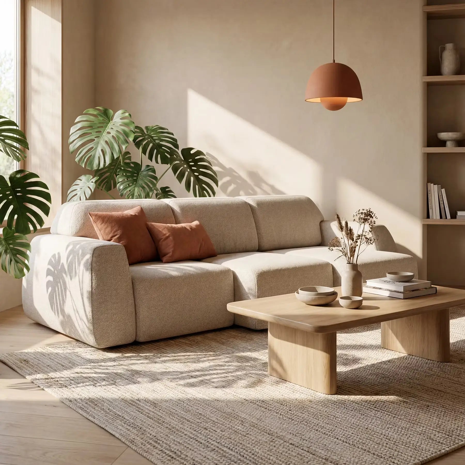 Orbit divano con 3 sedute scorrevoli e allungabili in tessuto effetto cotone smacchiabile T33 - divani.store