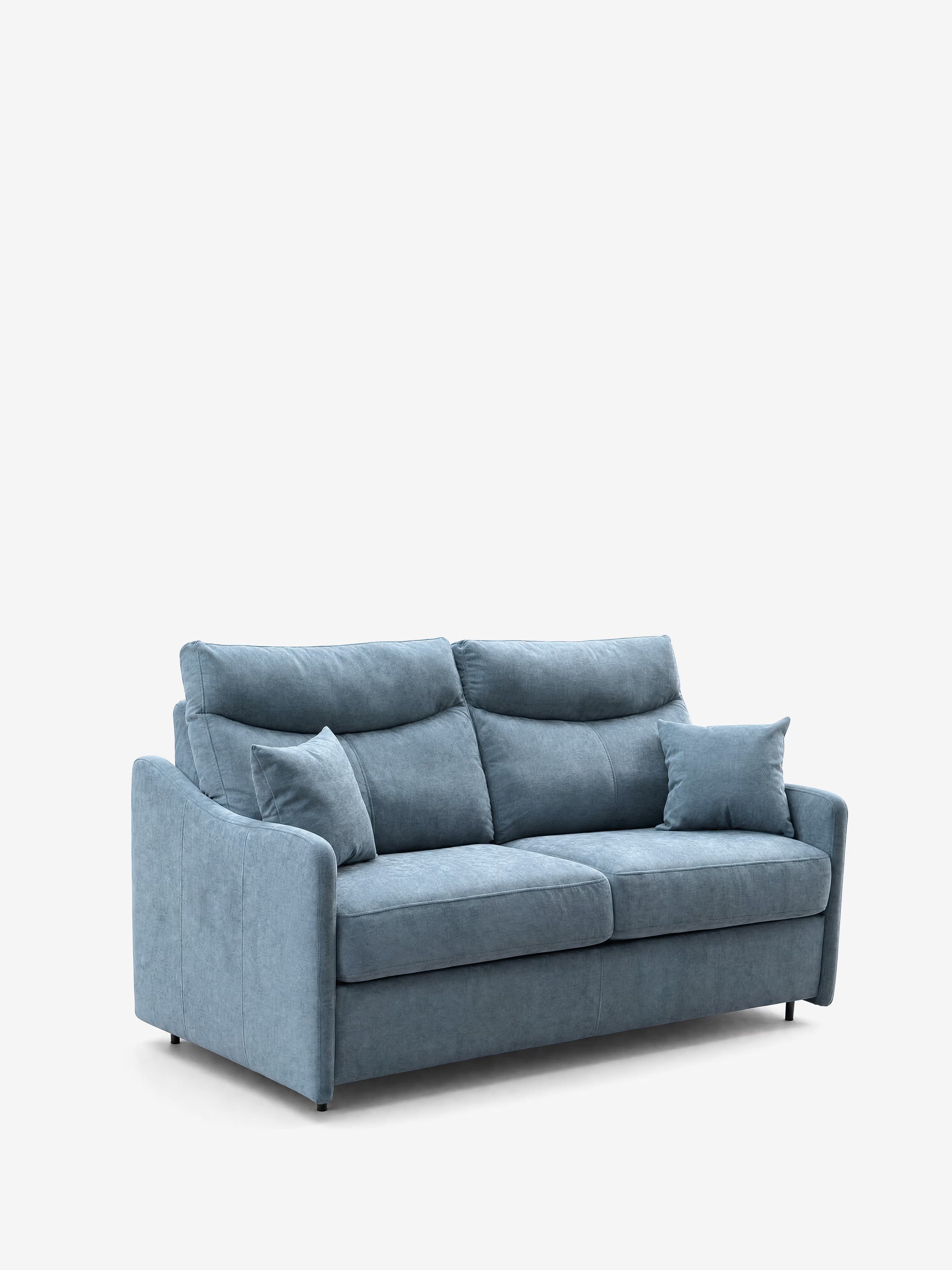 Lodovico Canapé-lit 3 places avec matelas HAUT 20 cm en tissu détachant certifié Oeko-Tex