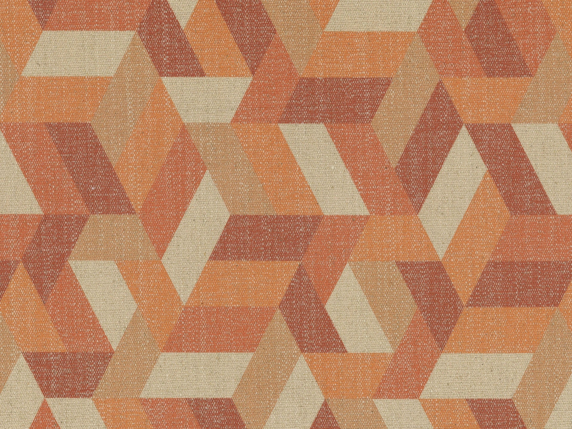 Unreal cuscini a fantasia geometriche in tessuto idrorepellente disponibile in diverse colorazioni arancio - divani.store