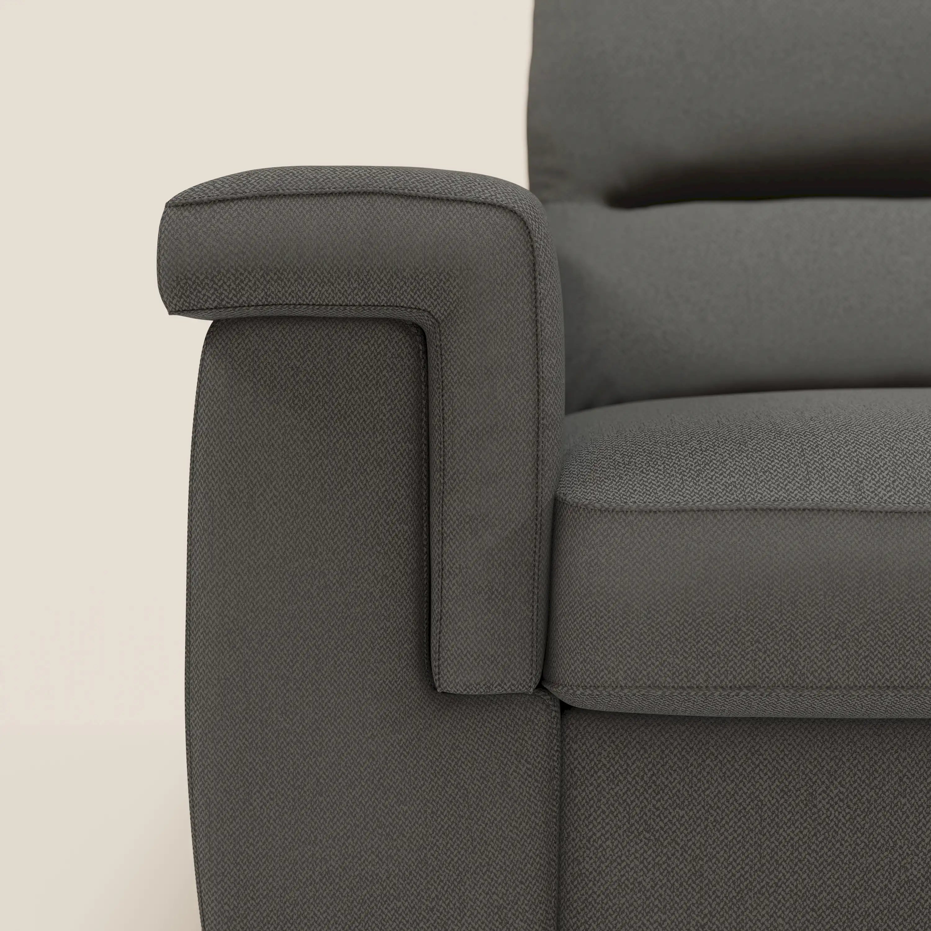 Magnolia canapé d'angle convertible avec méridienne coffre - matelas H 18cm en tissu détachable T05