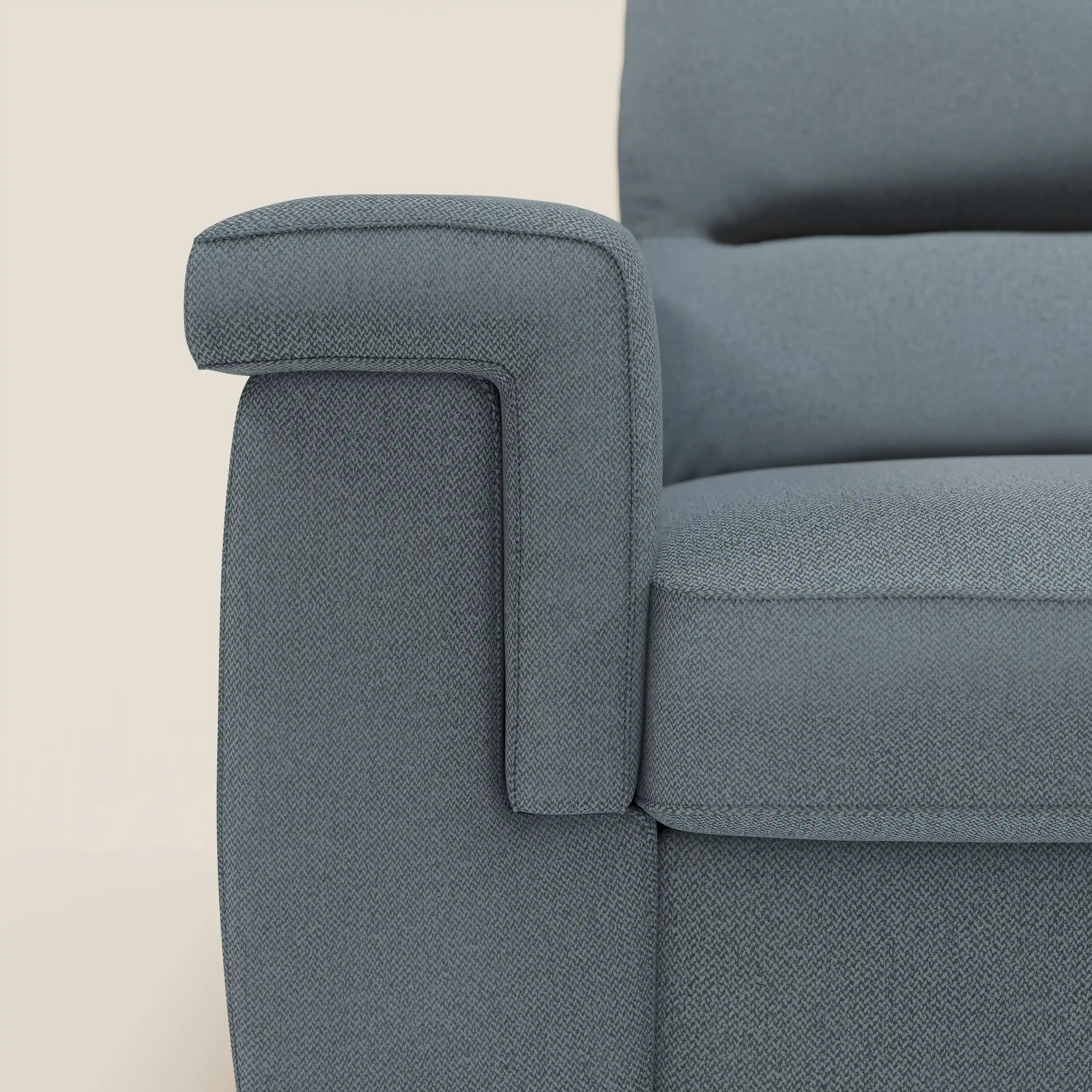 Magnolia canapé d'angle convertible avec méridienne coffre - matelas H 18cm en tissu détachable T05