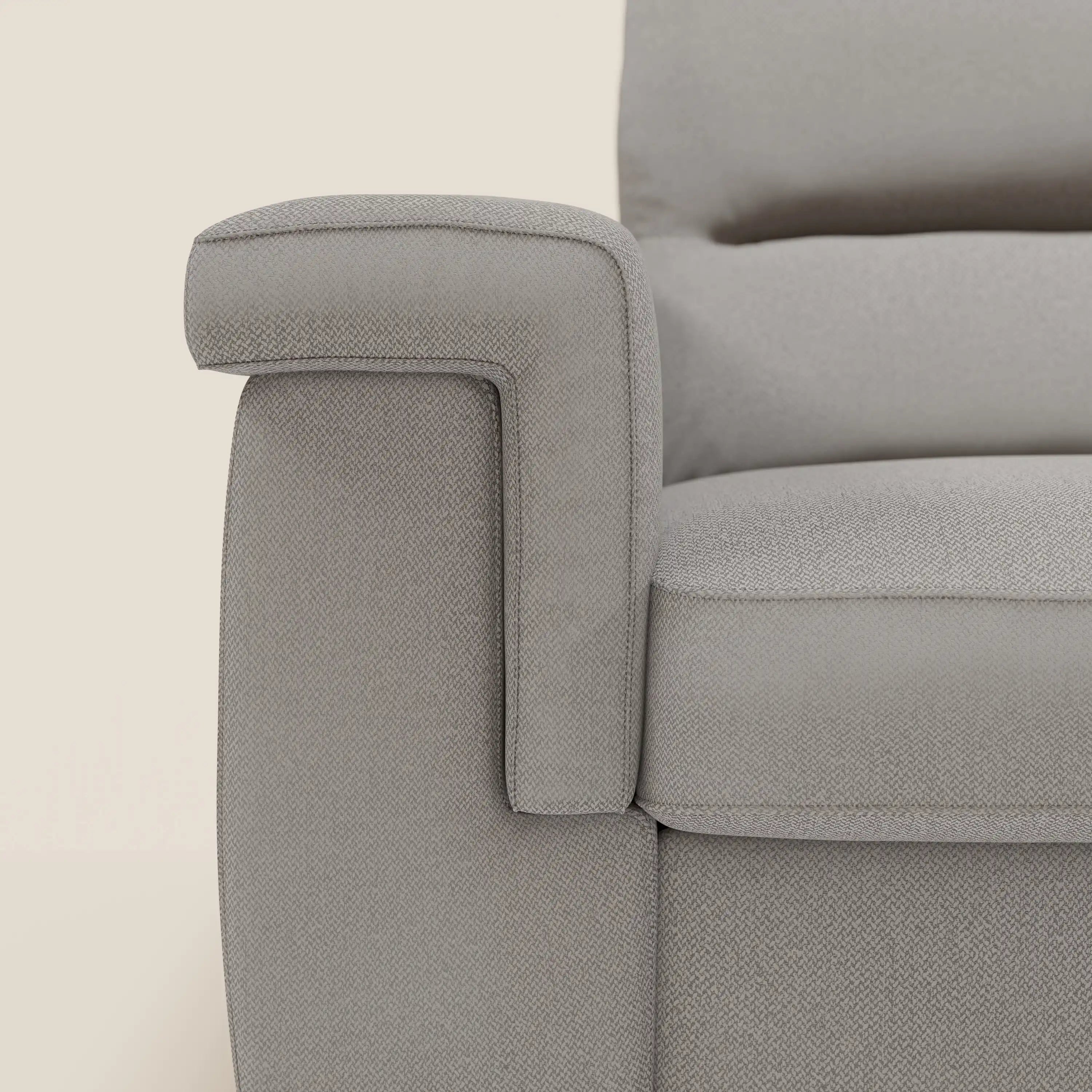 Magnolia canapé d'angle convertible avec méridienne coffre - matelas H 18cm en tissu détachable T05