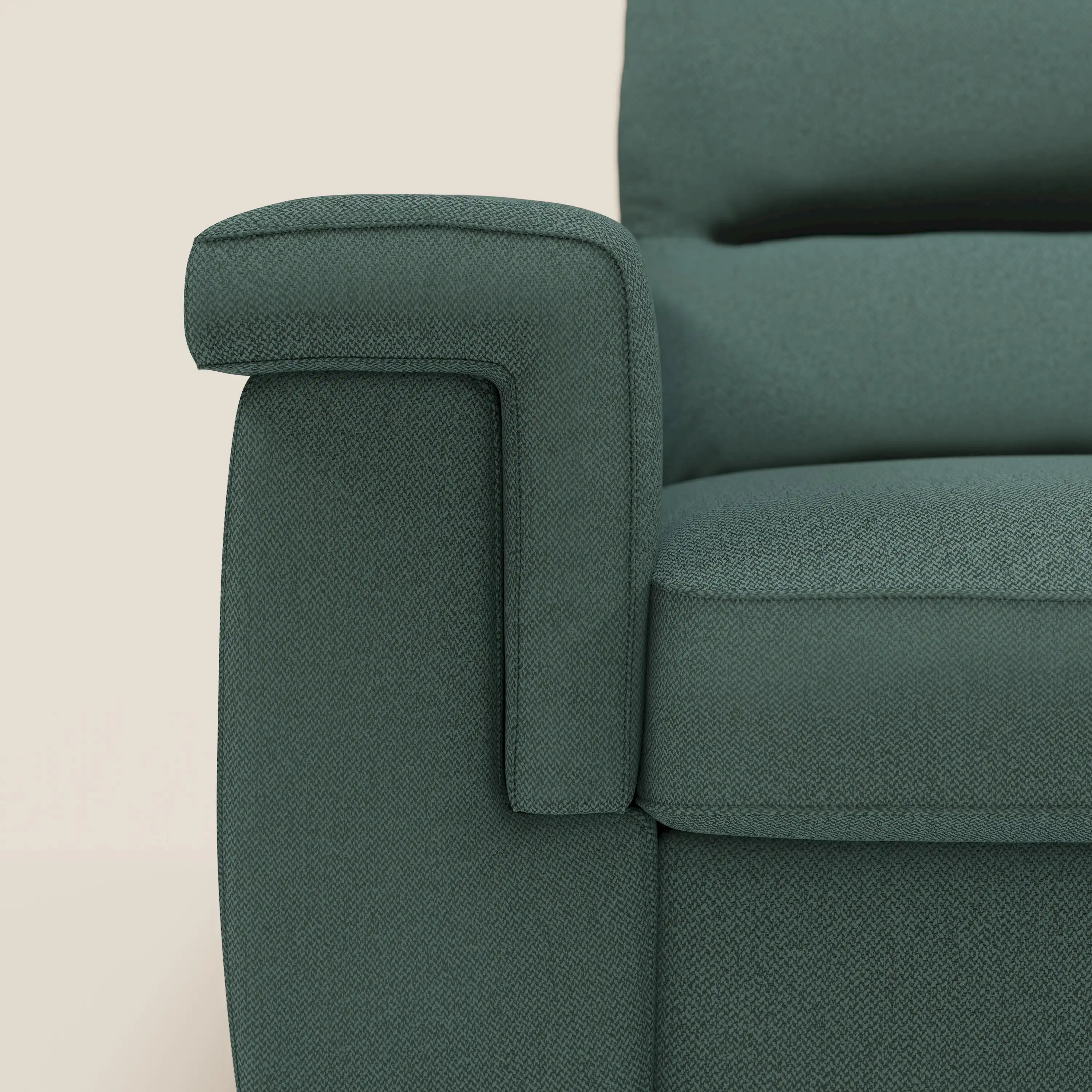 Magnolia canapé d'angle convertible avec méridienne coffre - matelas H 18cm en tissu détachable T05