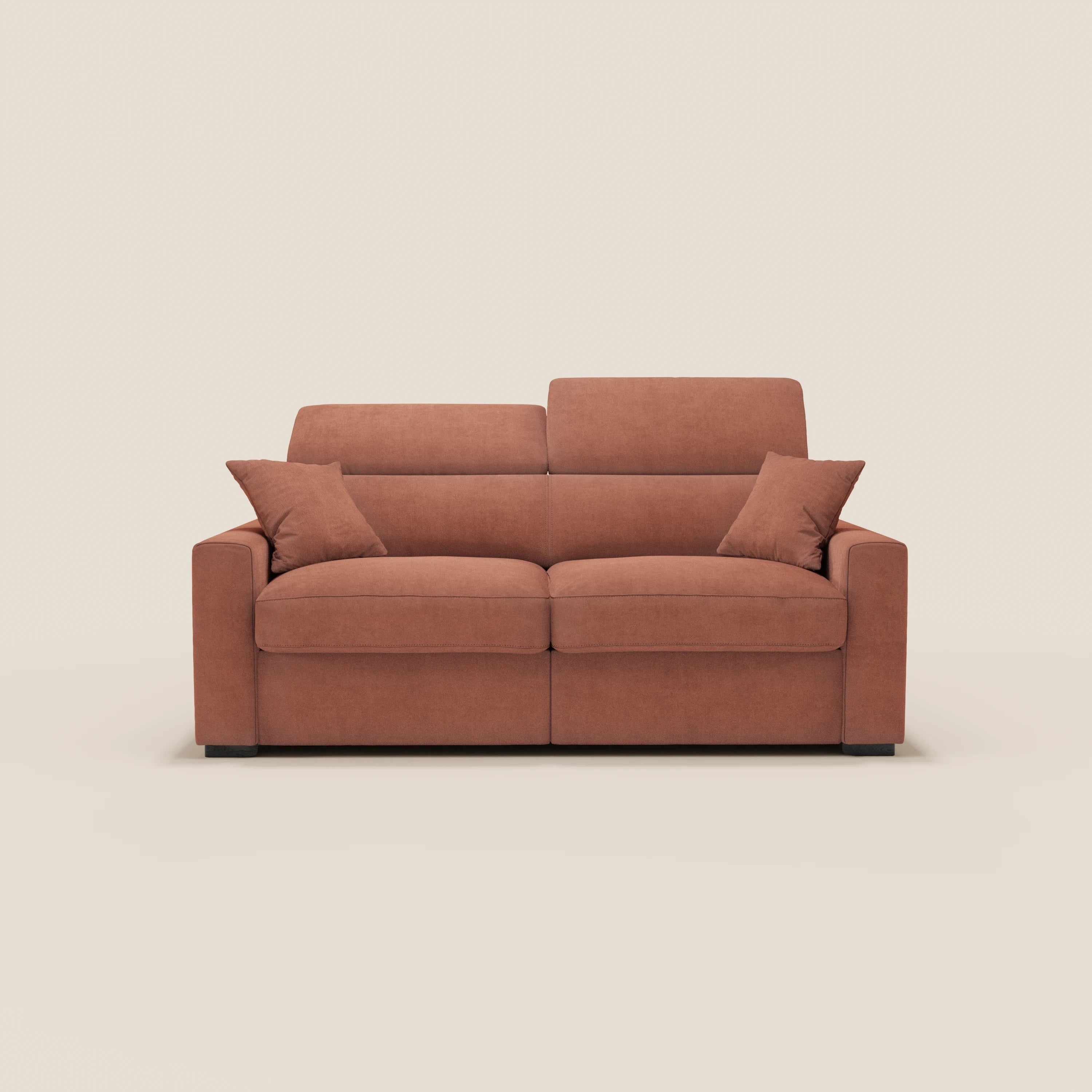 Maximus canapé-lit 3 places et matelas HAUT 20 cm - Appuie-têtes inclinables en tissu anti-taches Oeko-Tex