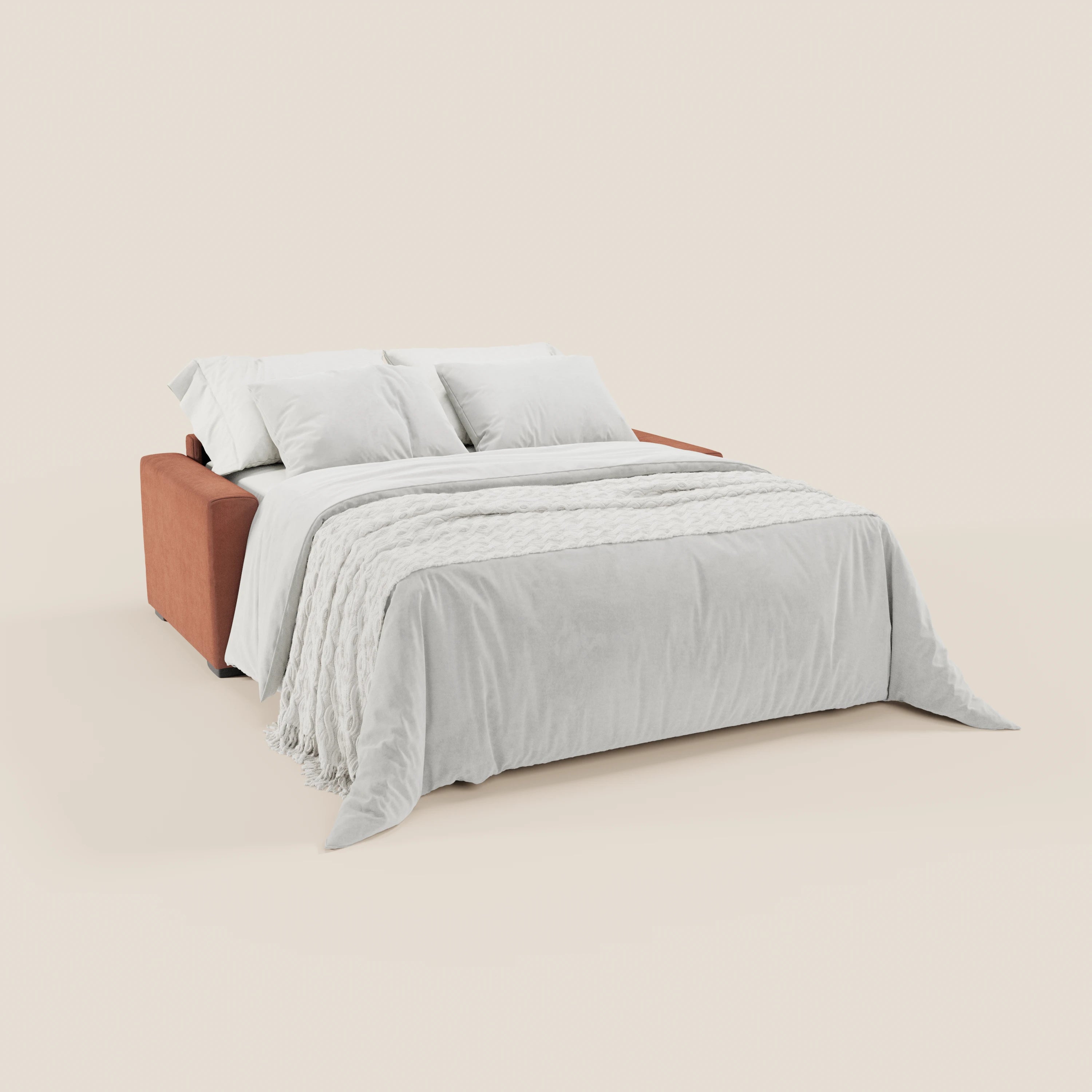 Maximus canapé-lit 3 places et matelas HAUT 20 cm - Appuie-têtes inclinables en tissu anti-taches Oeko-Tex