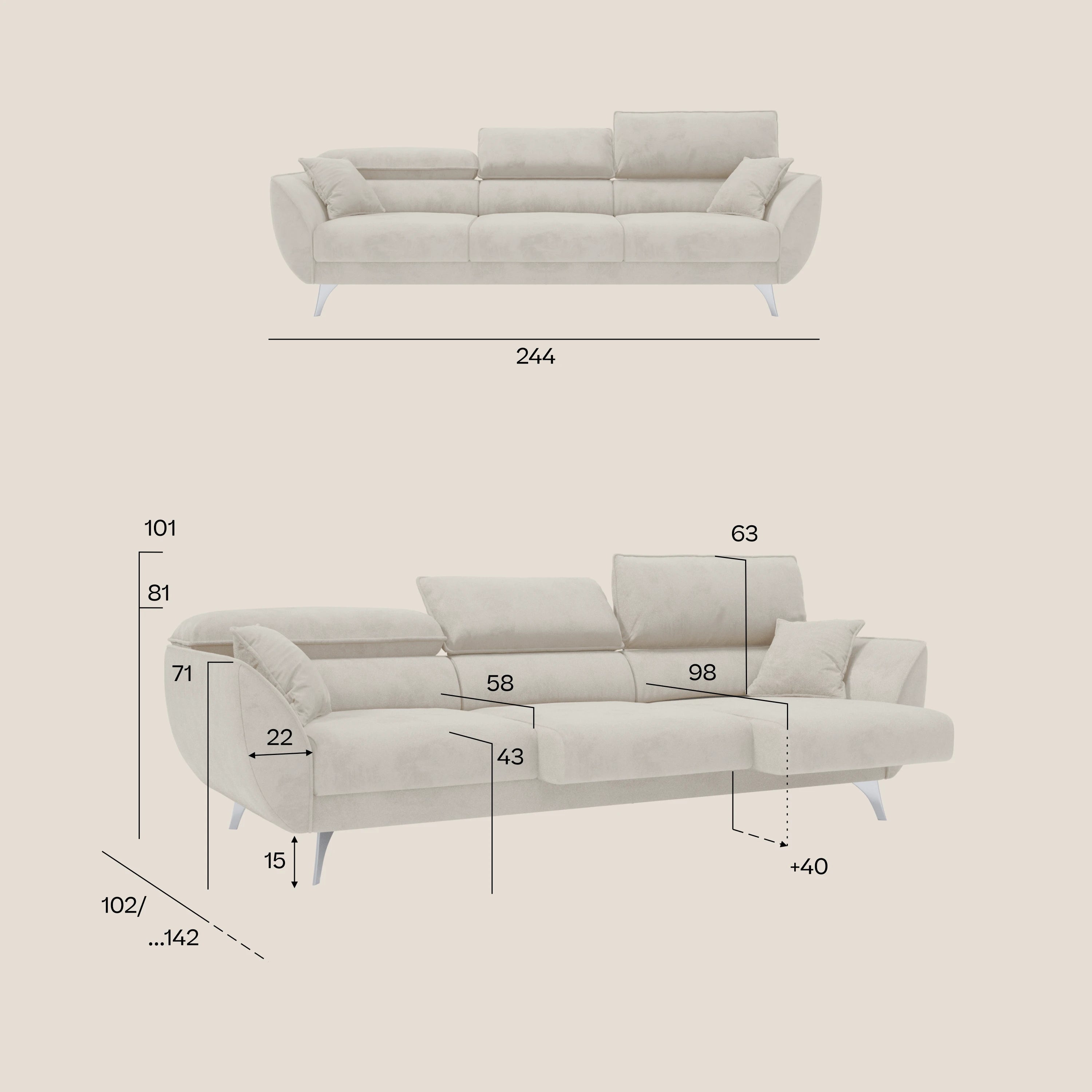 MICHELANGELO T23 PANNA RUGGINE -