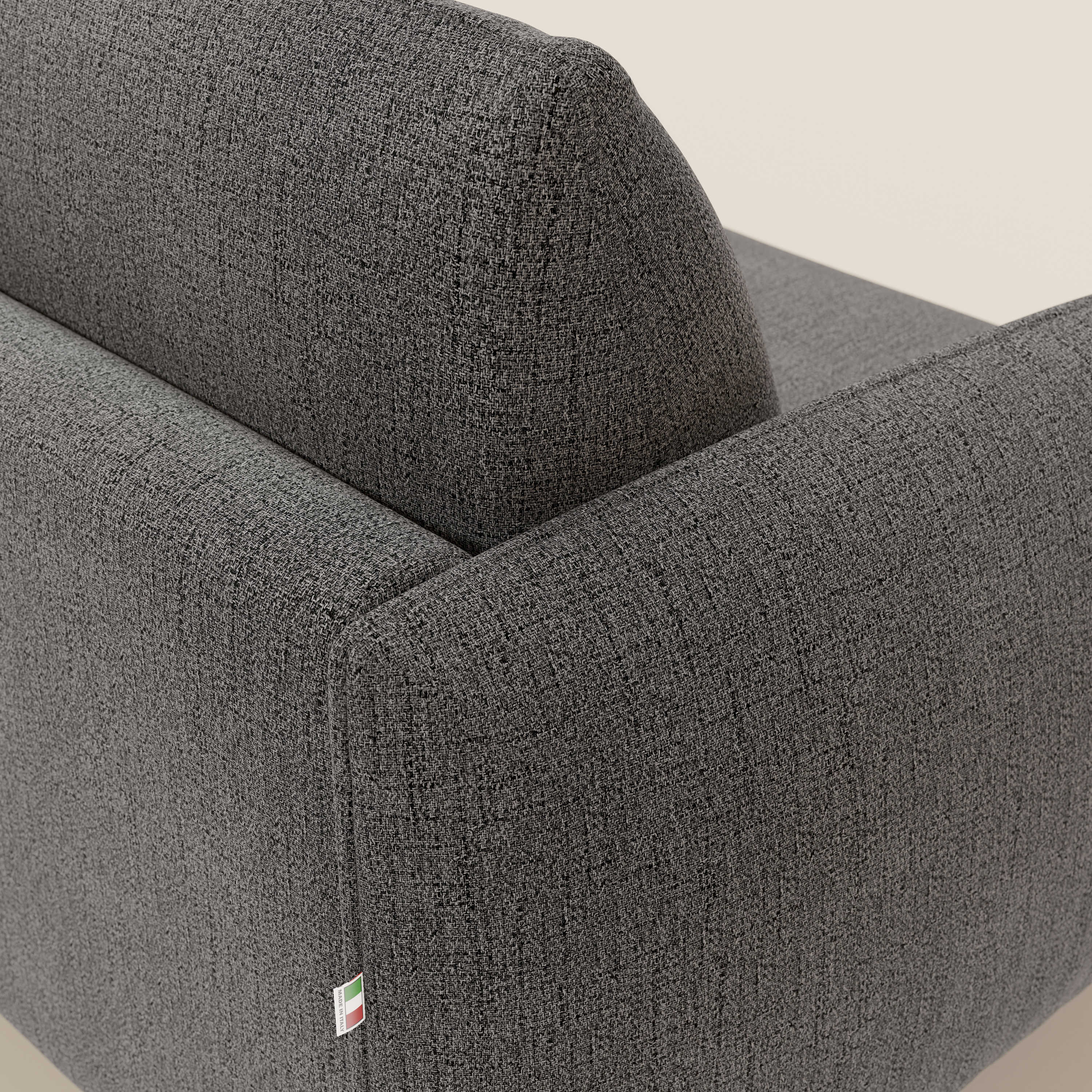 Ninfea divano letto Design Morbido con Piedini alti in Metallo e Materasso H18 cm in tessuto impermeabile T03 - divani.store