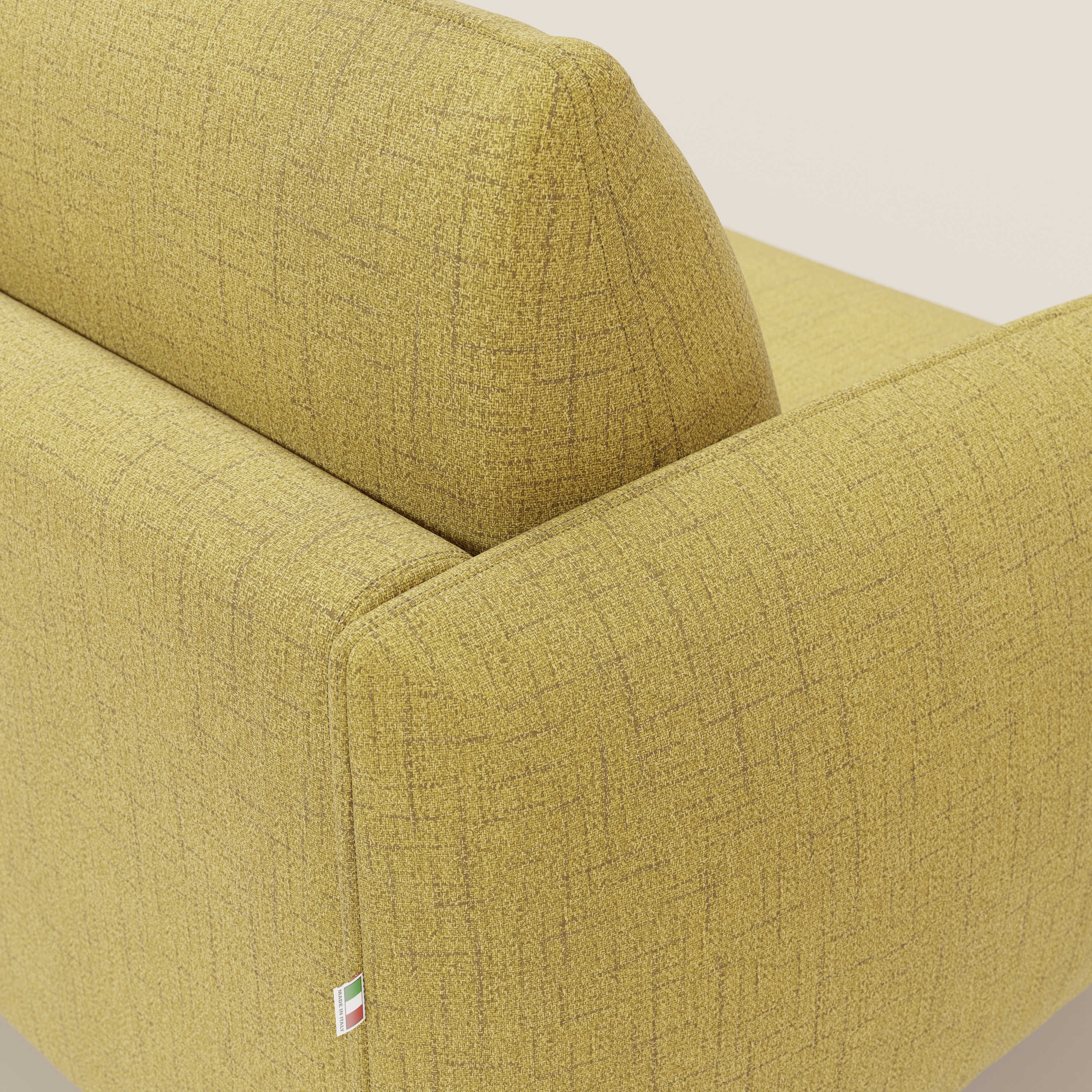 Ninfea divano letto Design Morbido con Piedini alti in Metallo e Materasso H18 cm in tessuto impermeabile T03 - divani.store