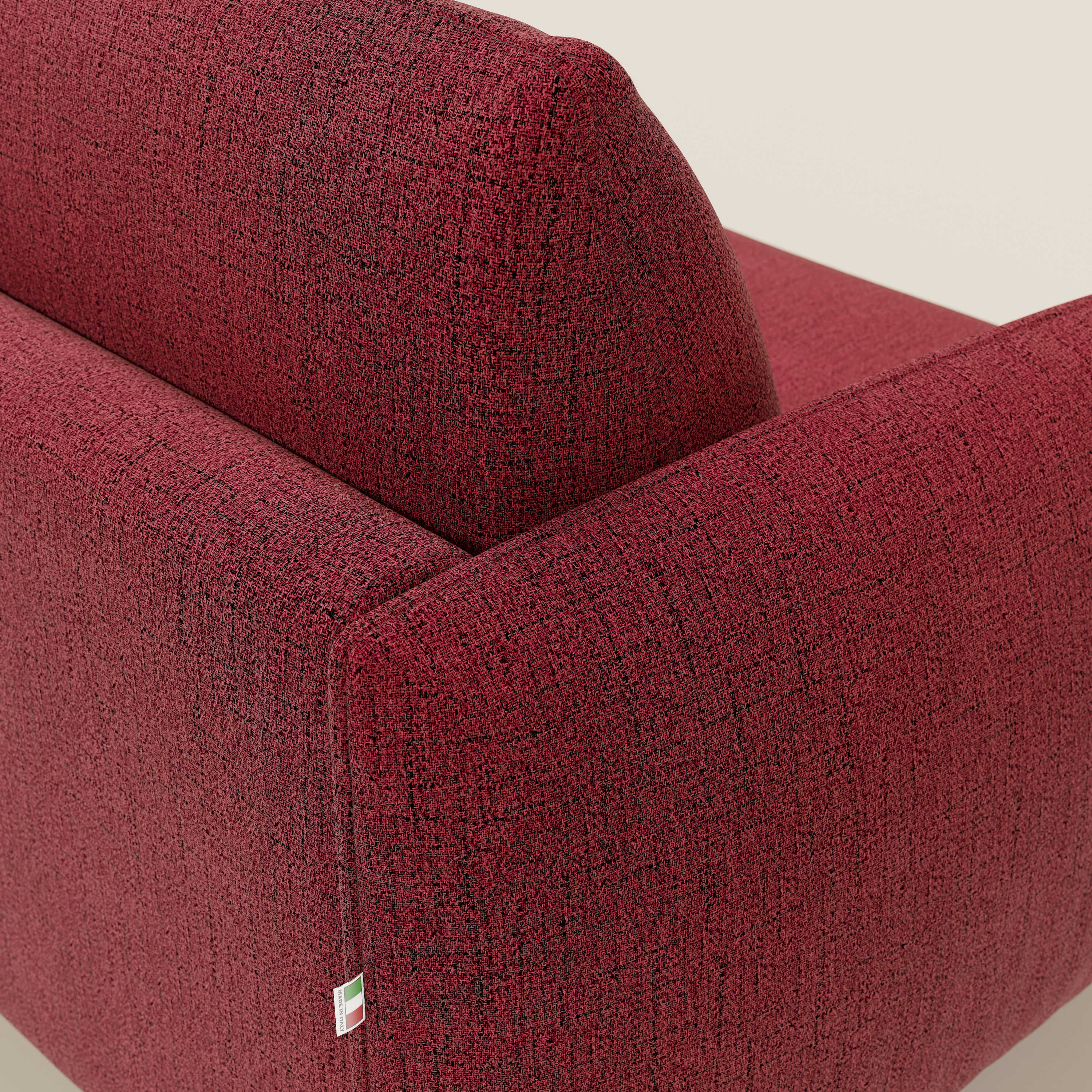 Ninfea divano letto Design Morbido con Piedini alti in Metallo e Materasso H18 cm in tessuto impermeabile T03 - divani.store