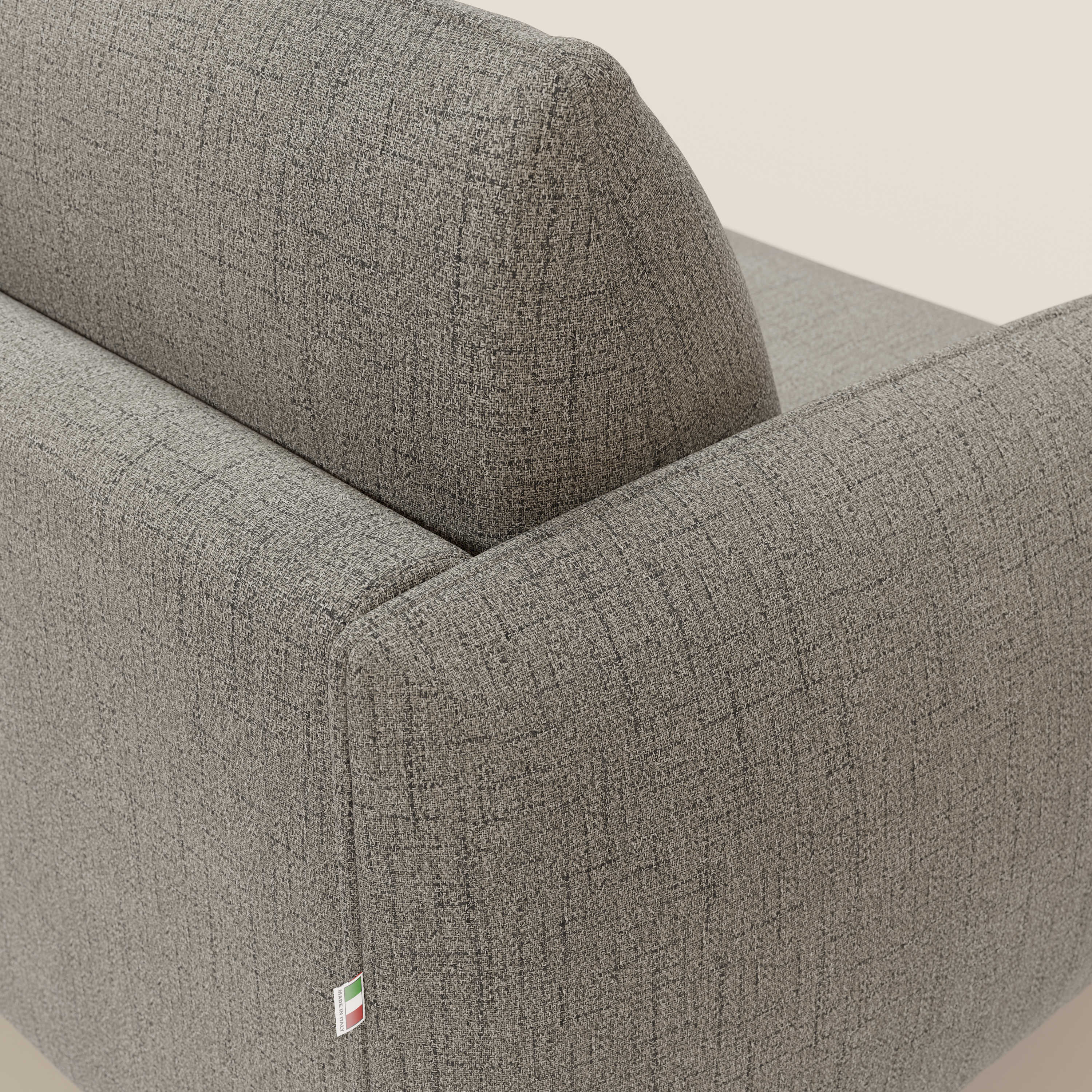 Ninfea divano letto Design Morbido con Piedini alti in Metallo e Materasso H18 cm in tessuto impermeabile T03 - divani.store