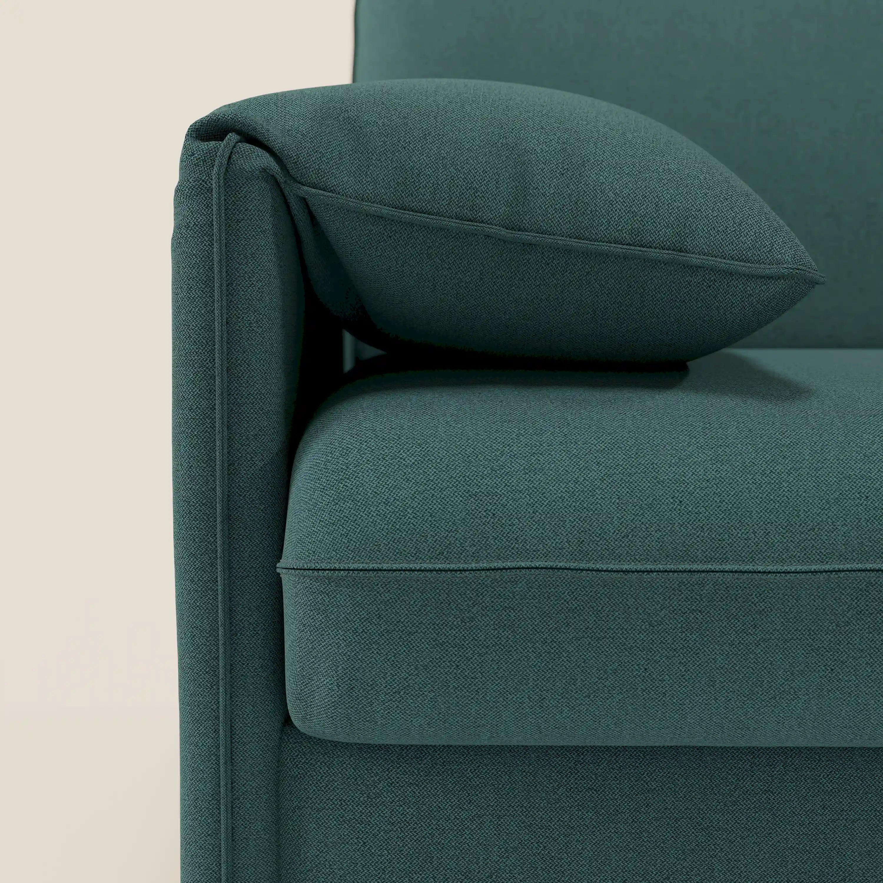 Primula divano letto con materasso alto 18 cm - braccioli mobili e tessuto smacchiabile T05 - divani.store