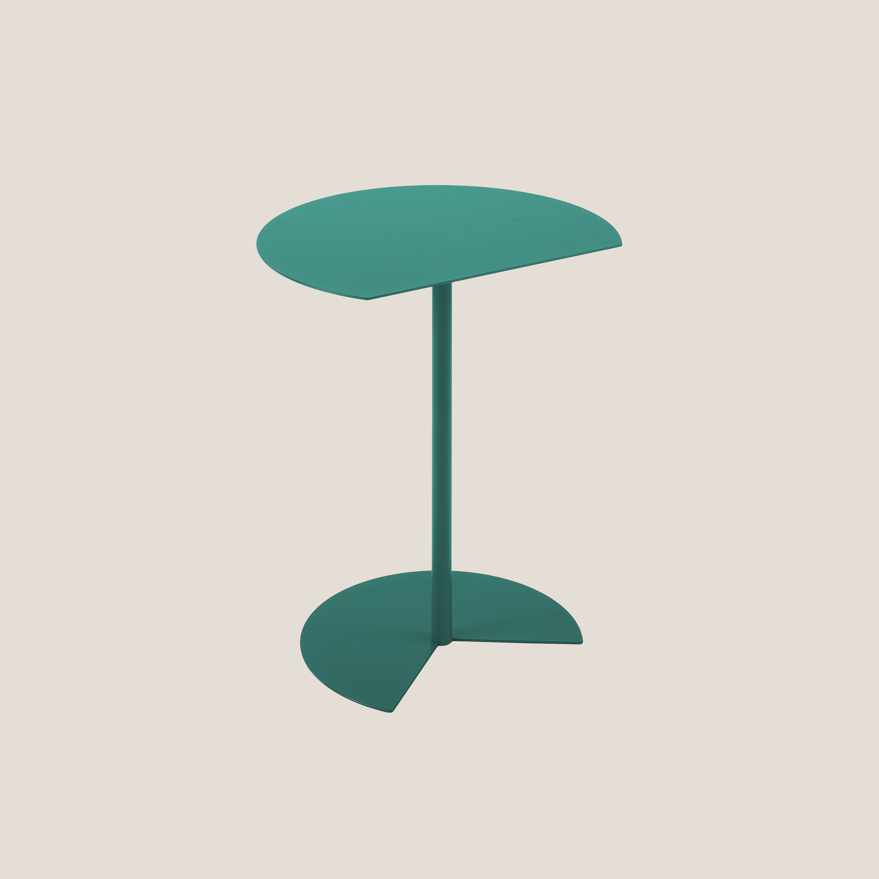 Way tavolino semirotondo da salotto salvia - divani.store