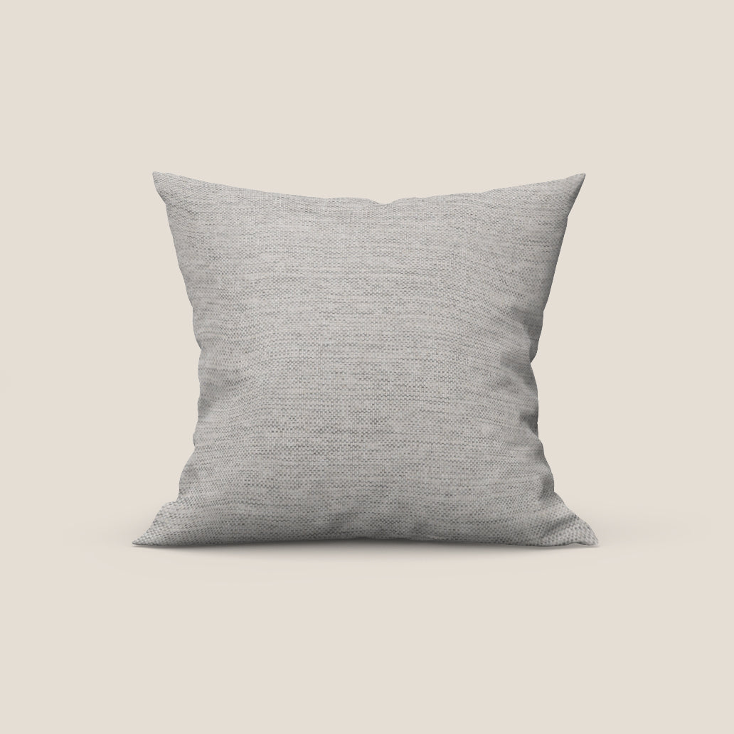 Tobago cuscino disponibile in diversi colori realizzato in tessuto fiammato simil cotone impermeabile T19 panna - divani.store