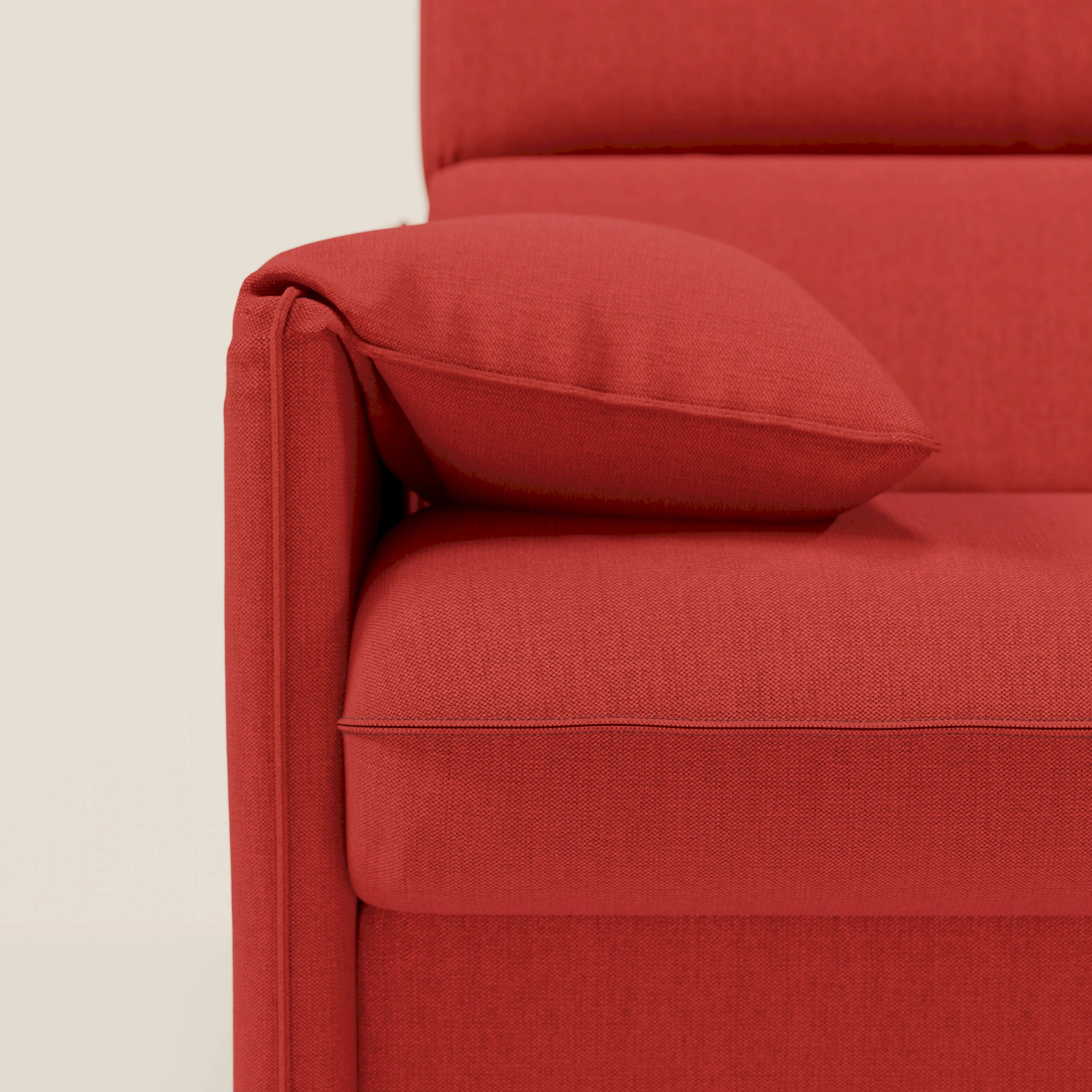 Violetta Divano Letto Angolare con Penisola contenitore, Poggiatesta e Materasso Alto H18 in tessuto impermeabile T13 - divani.store