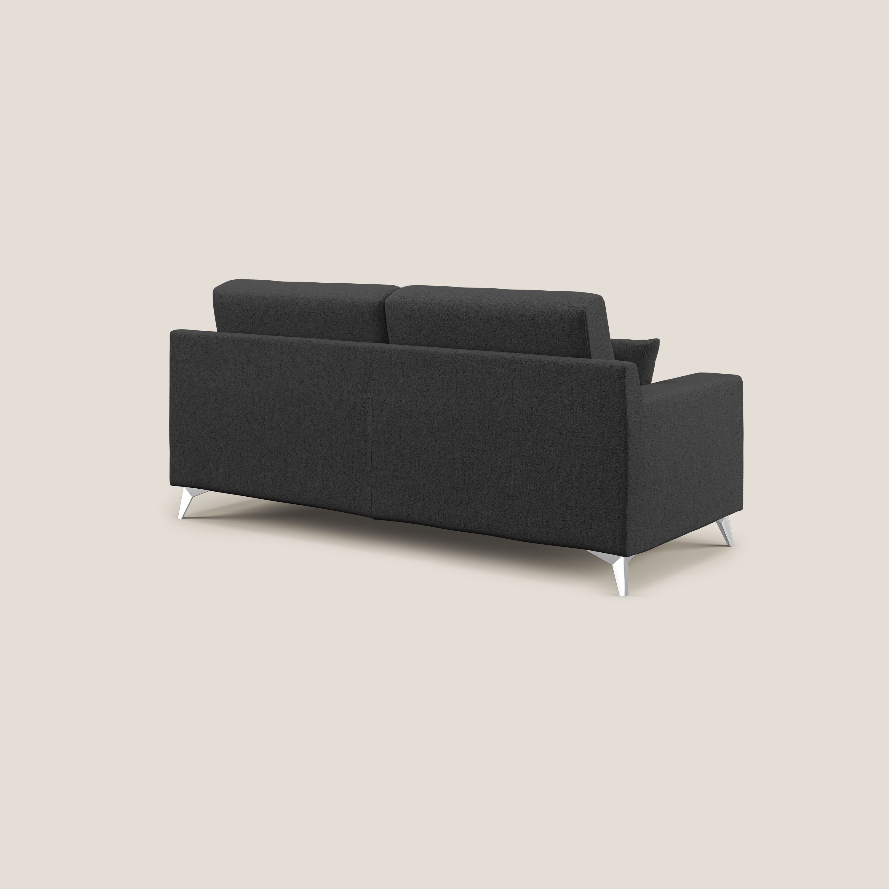 Michael Divano in tessuto impermeabile antimacchia T03 antracite - divani.store