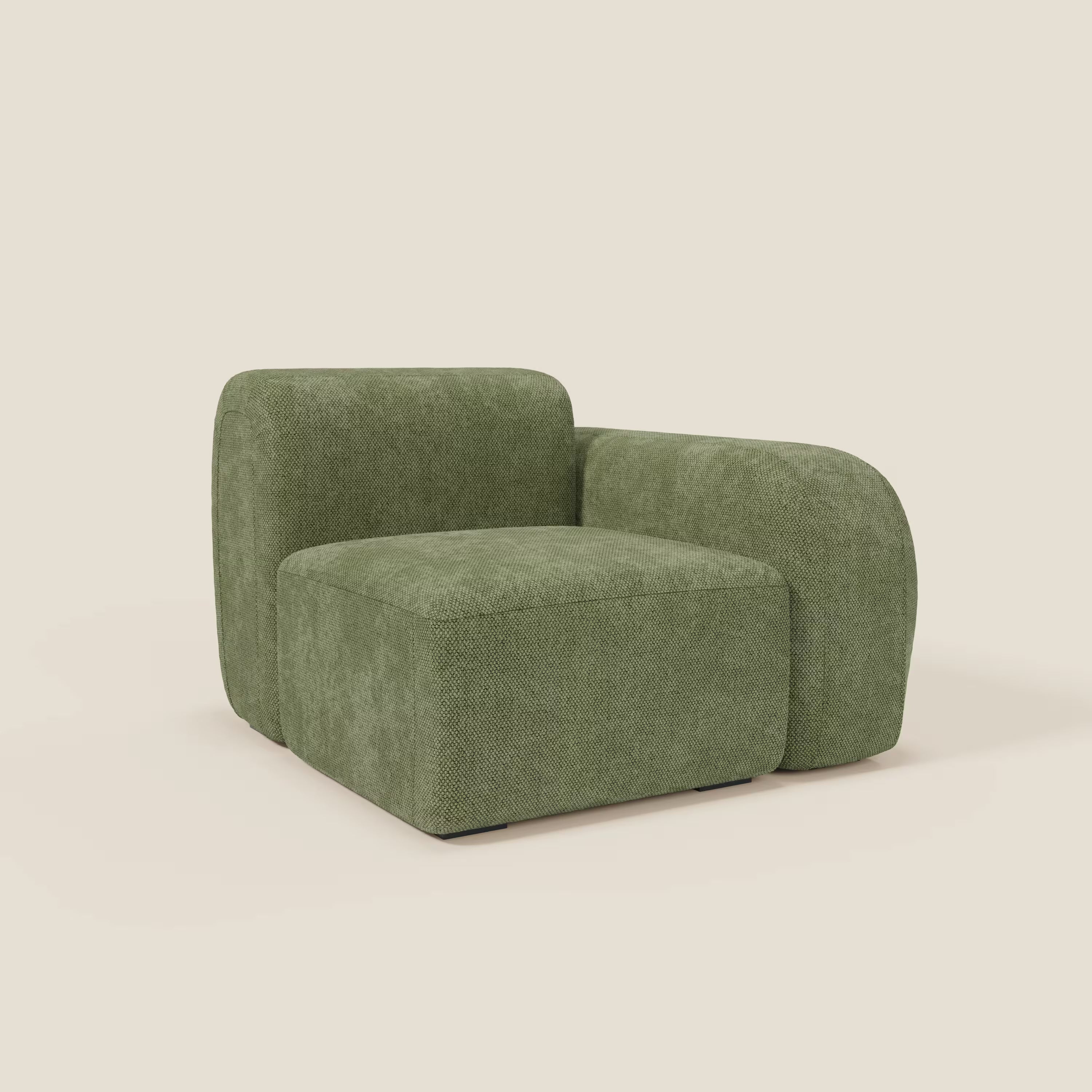 BonBon module terminal 105 cm droit ou gauche - Édition Grande Fratello vert mousse