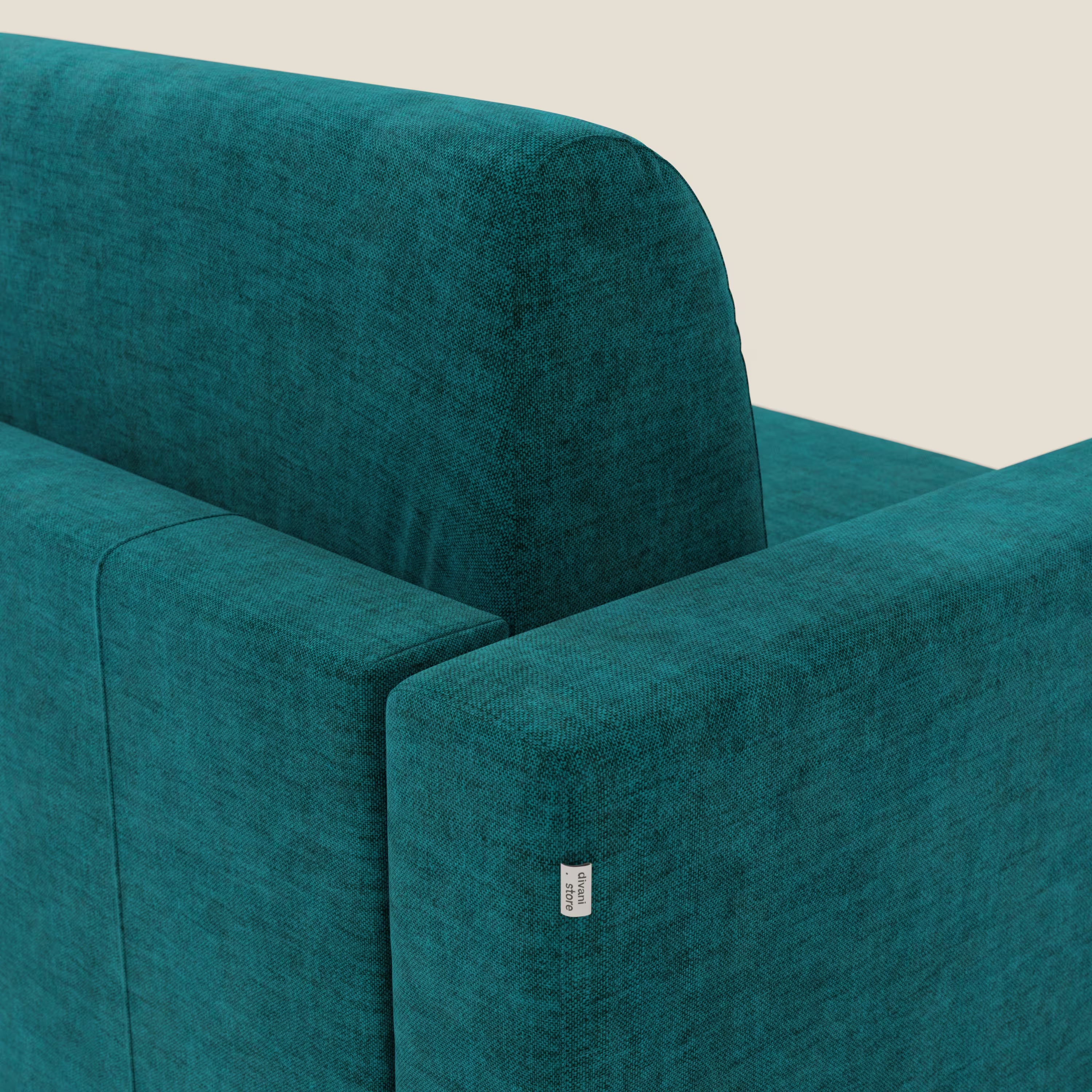 Diomede Canapé convertible en velours easy clean, déhoussable - design moderne et confort en T35