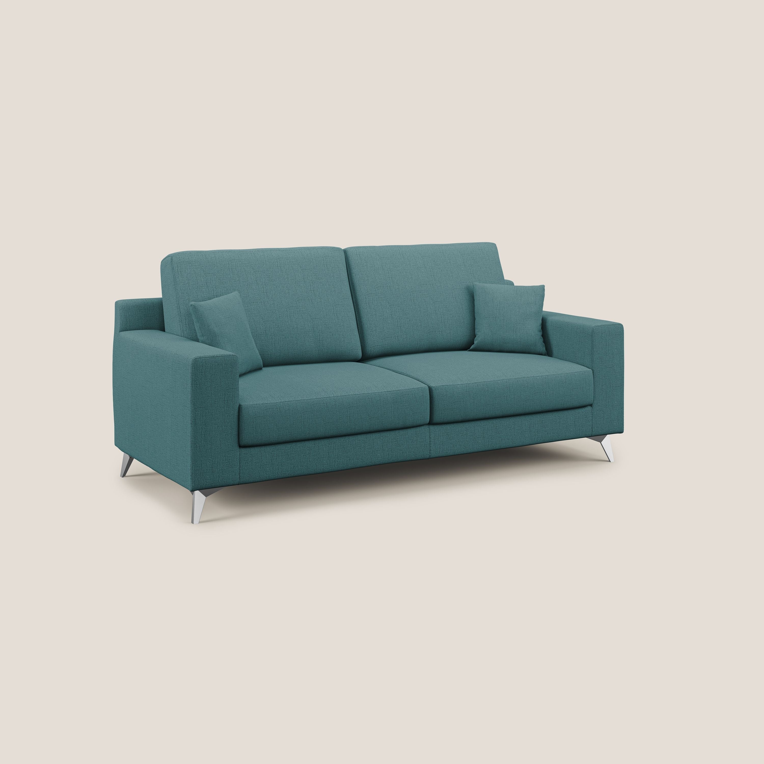 Michael Divano in tessuto impermeabile antimacchia T03 azzurro - divani.store