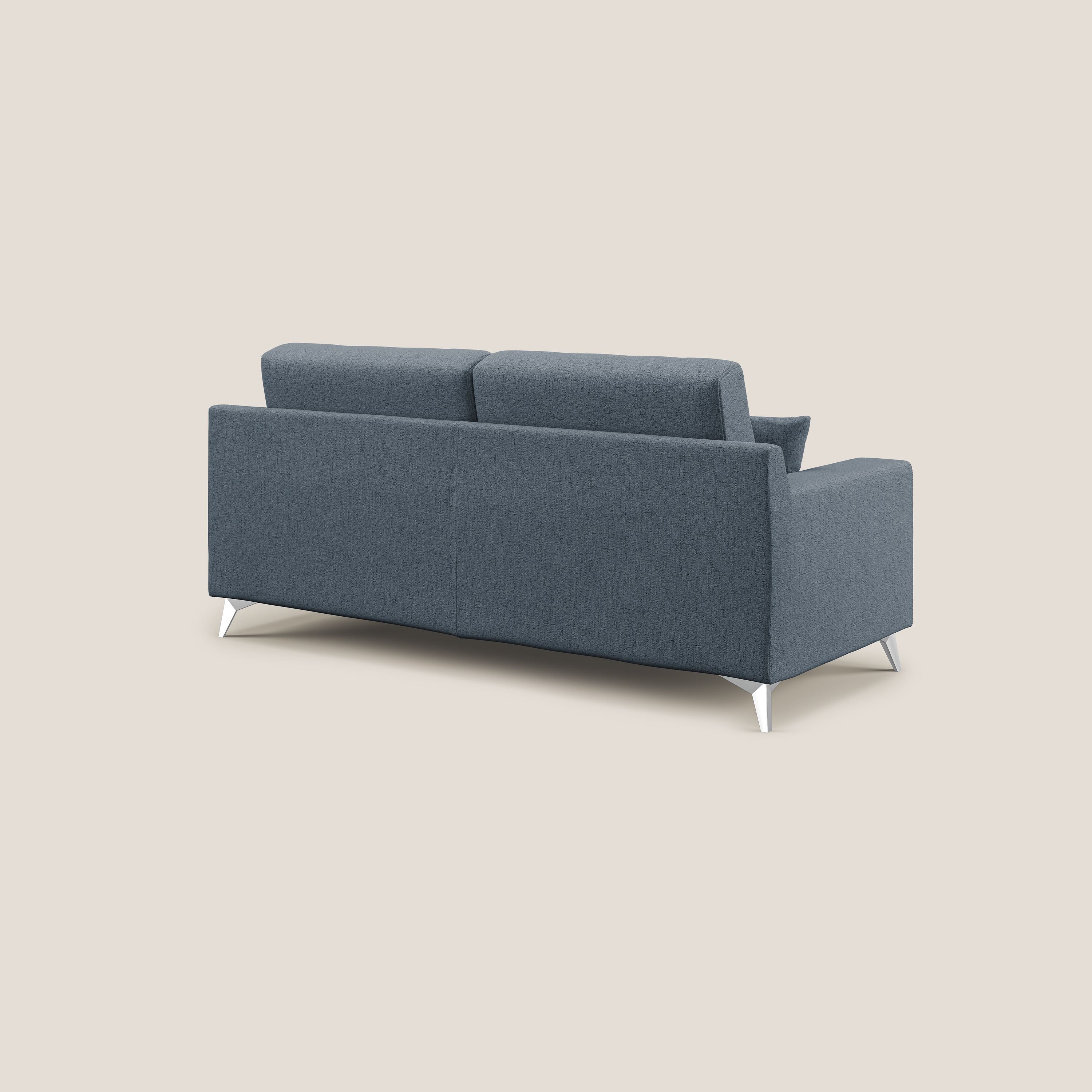 Michael Divano in tessuto impermeabile antimacchia T03 blu - divani.store