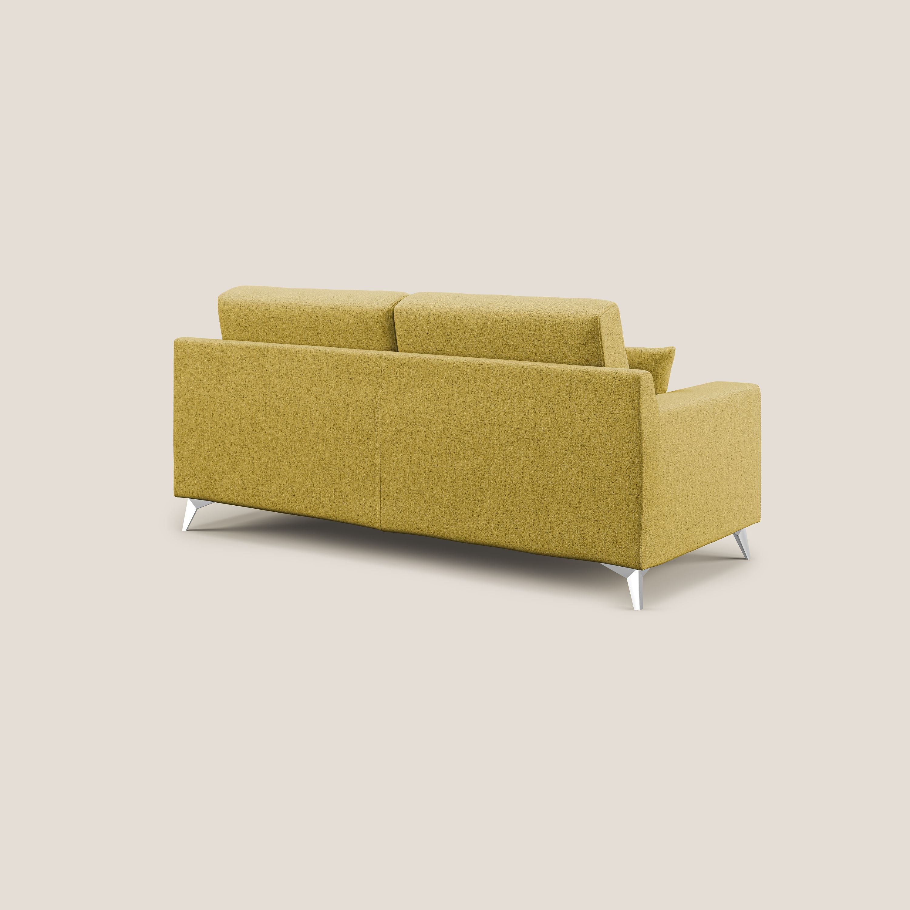 Michael Divano in tessuto impermeabile antimacchia T03 giallo - divani.store