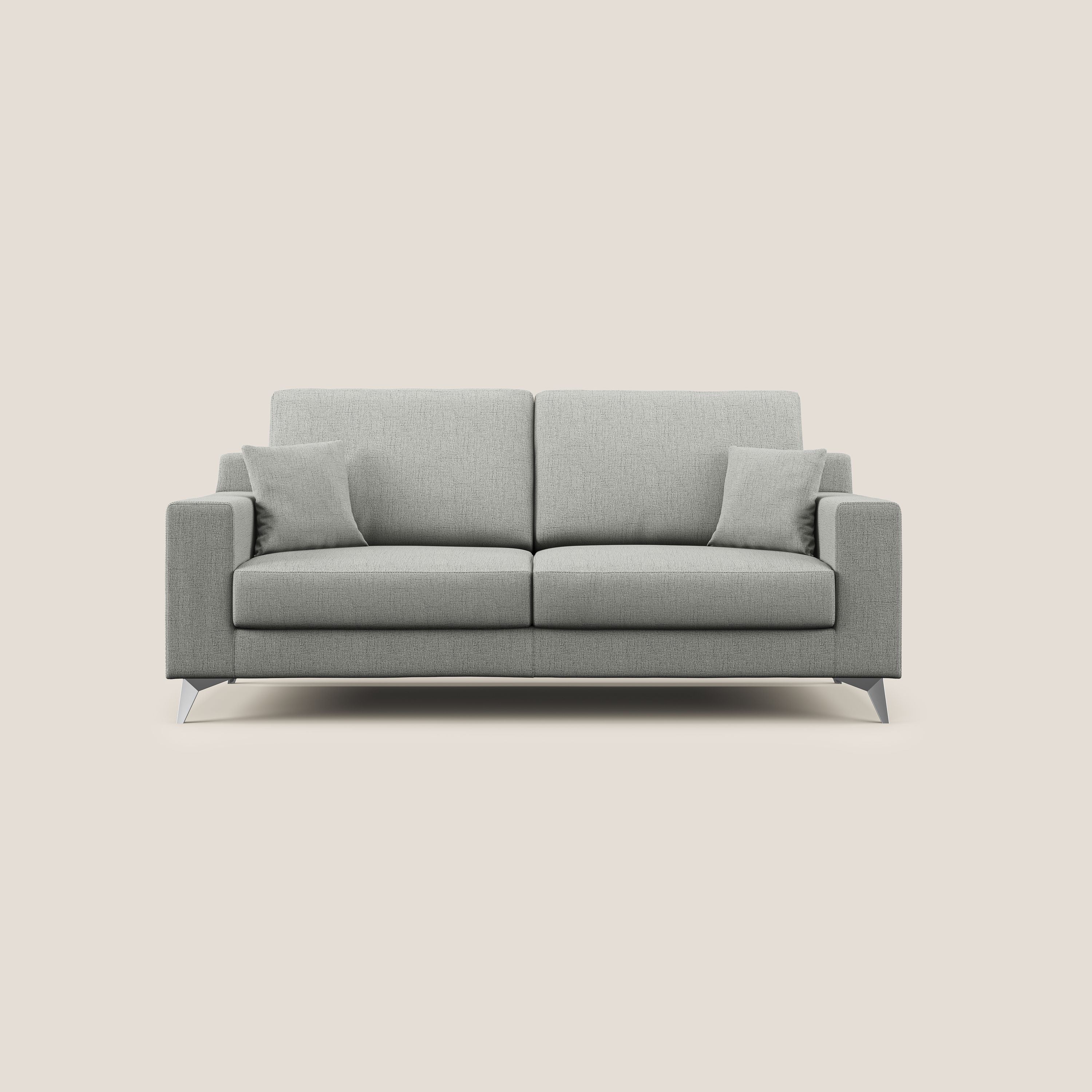 Michael Divano in tessuto impermeabile antimacchia T03 grigio chiaro - divani.store