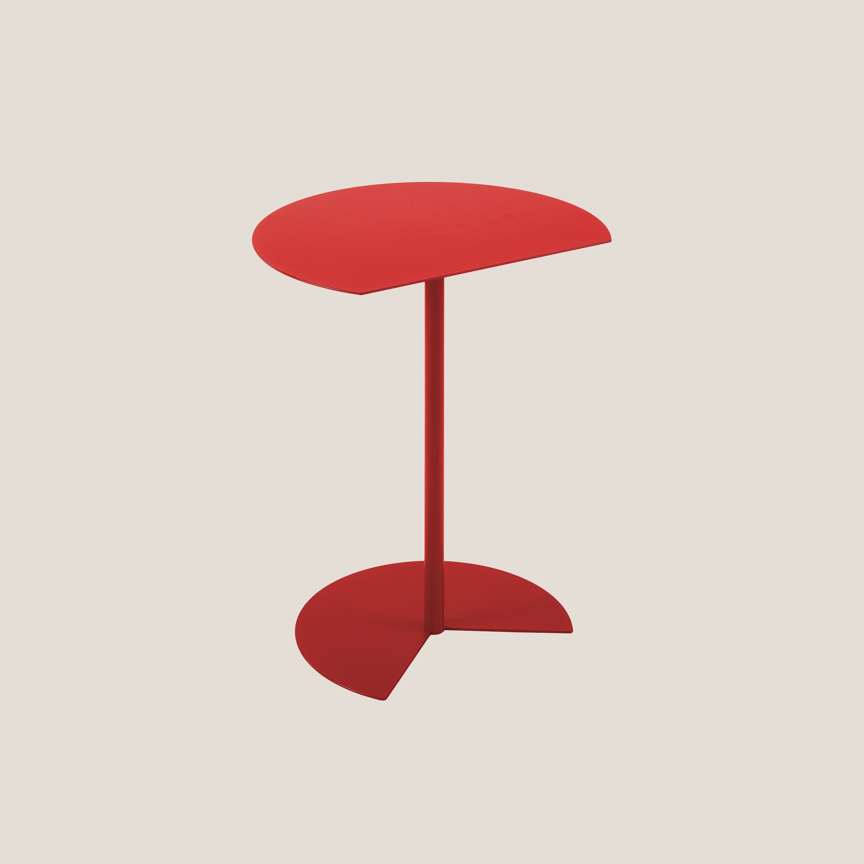 Way tavolino semirotondo da salotto papavero - divani.store