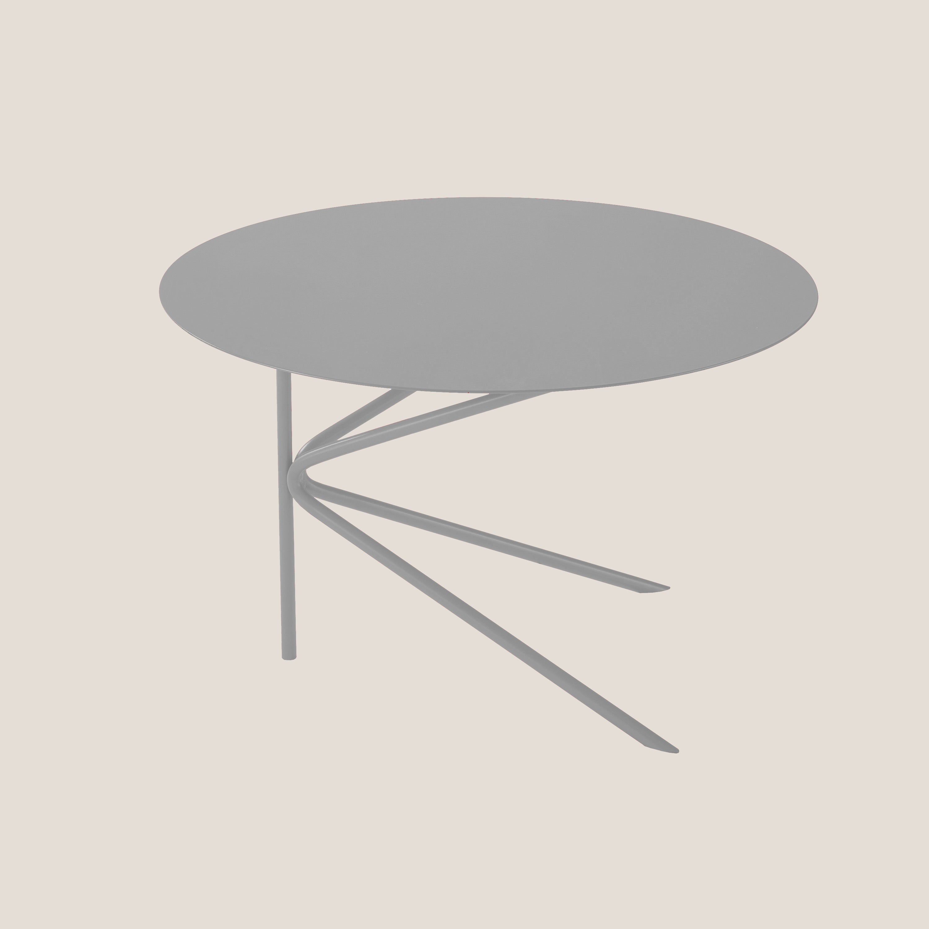 Twin tavolino BASSO rotondo minimale in diverse colorazioni pioggia - divani.store