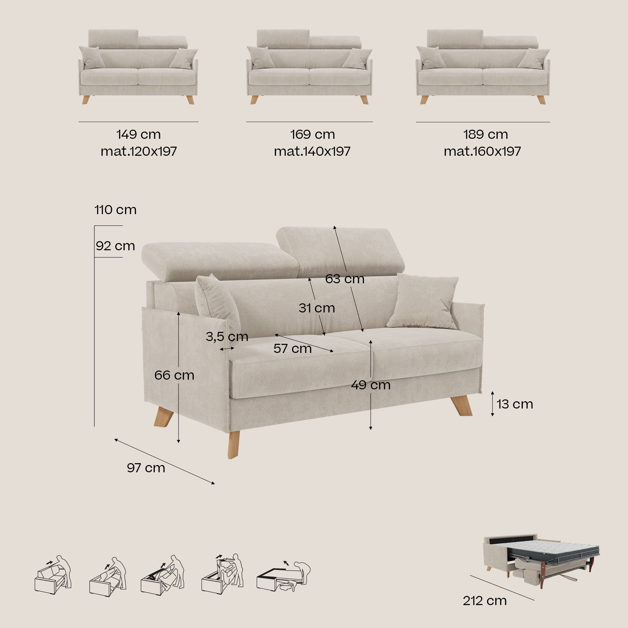 SOLE GIALLO SOLE -MISURE