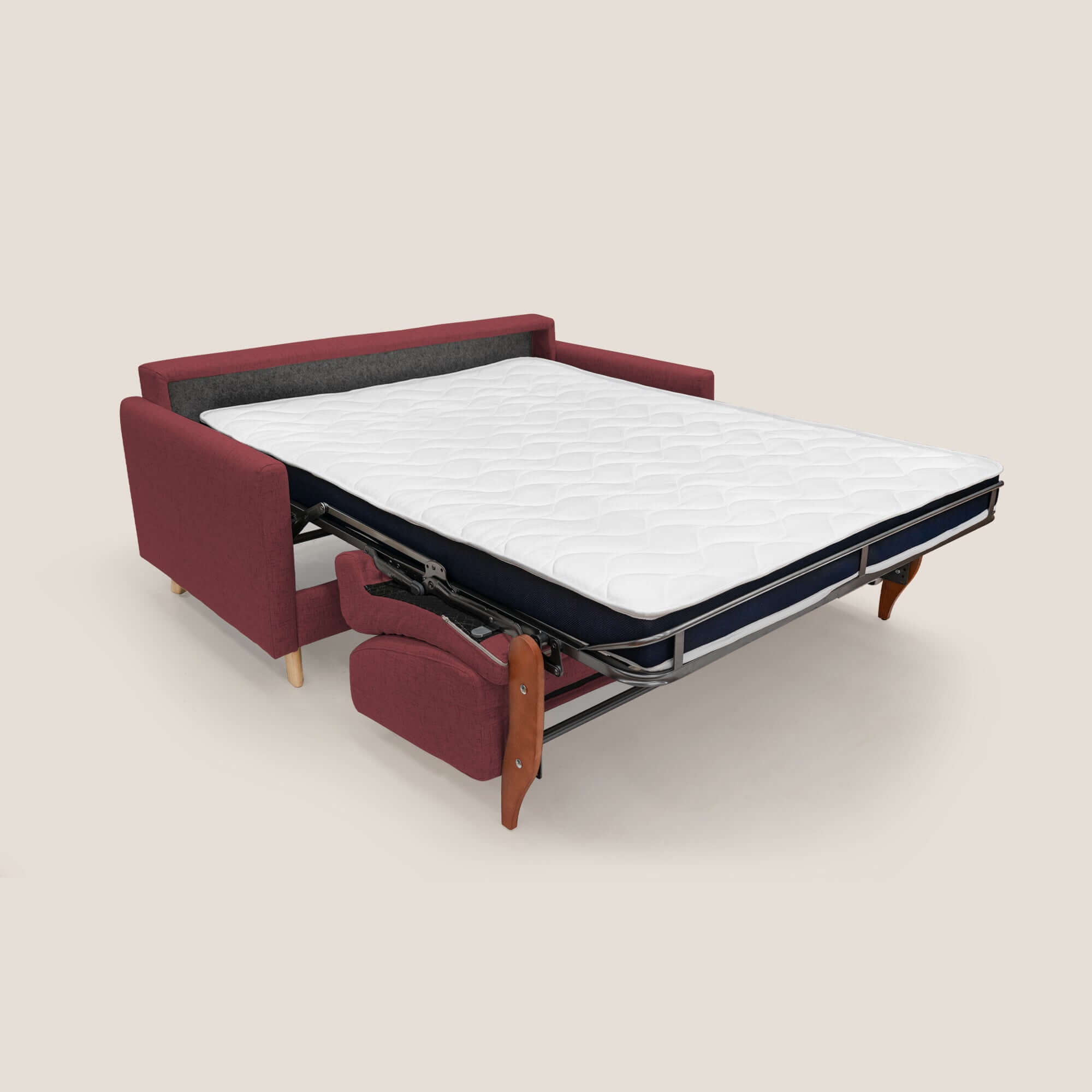 Edgar divano letto matrimoniale in tessuto felis impermeabile T03 - divani.store