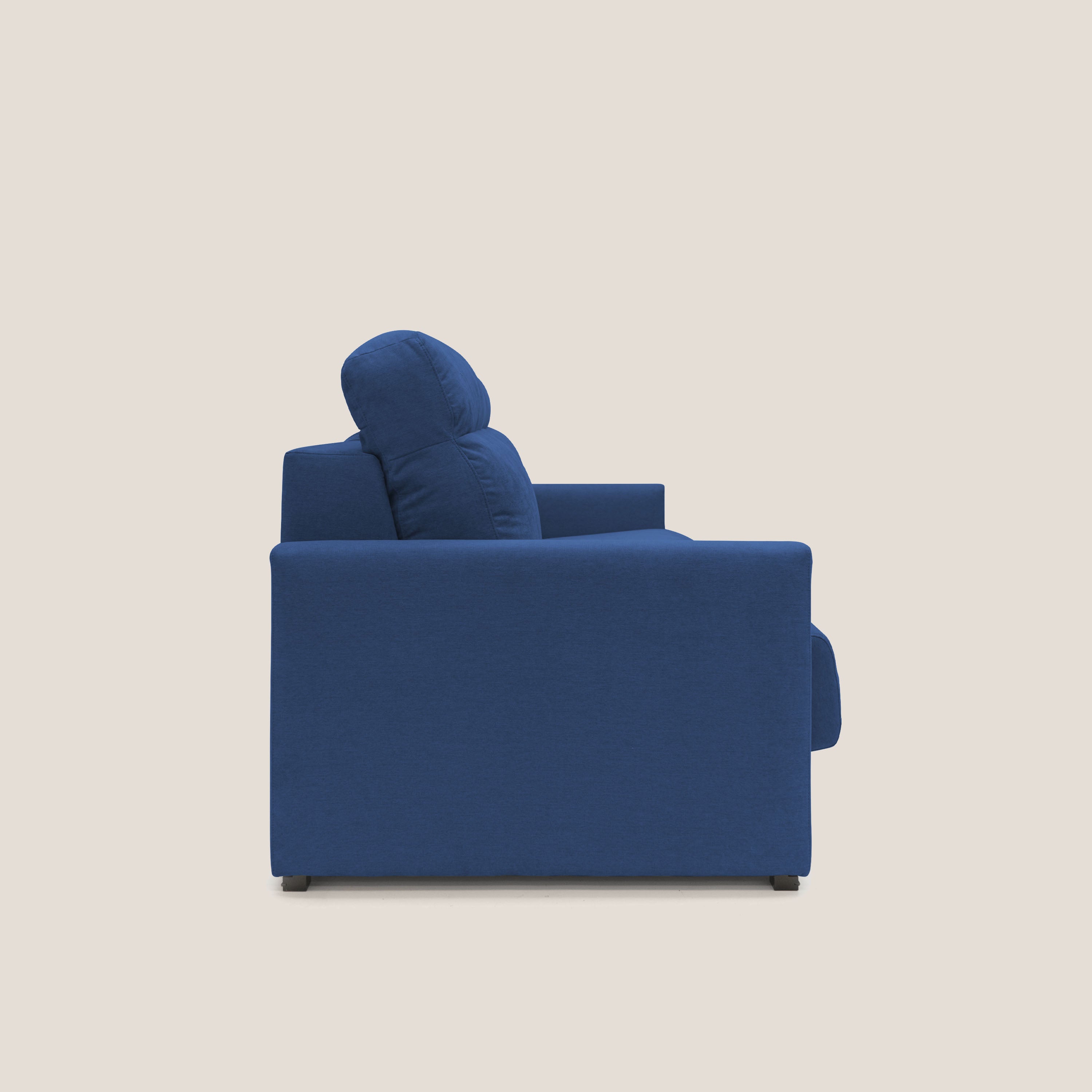 Margot Divano letto matrimoniale con schienale morbido alto in tessuto T02 - divani.store